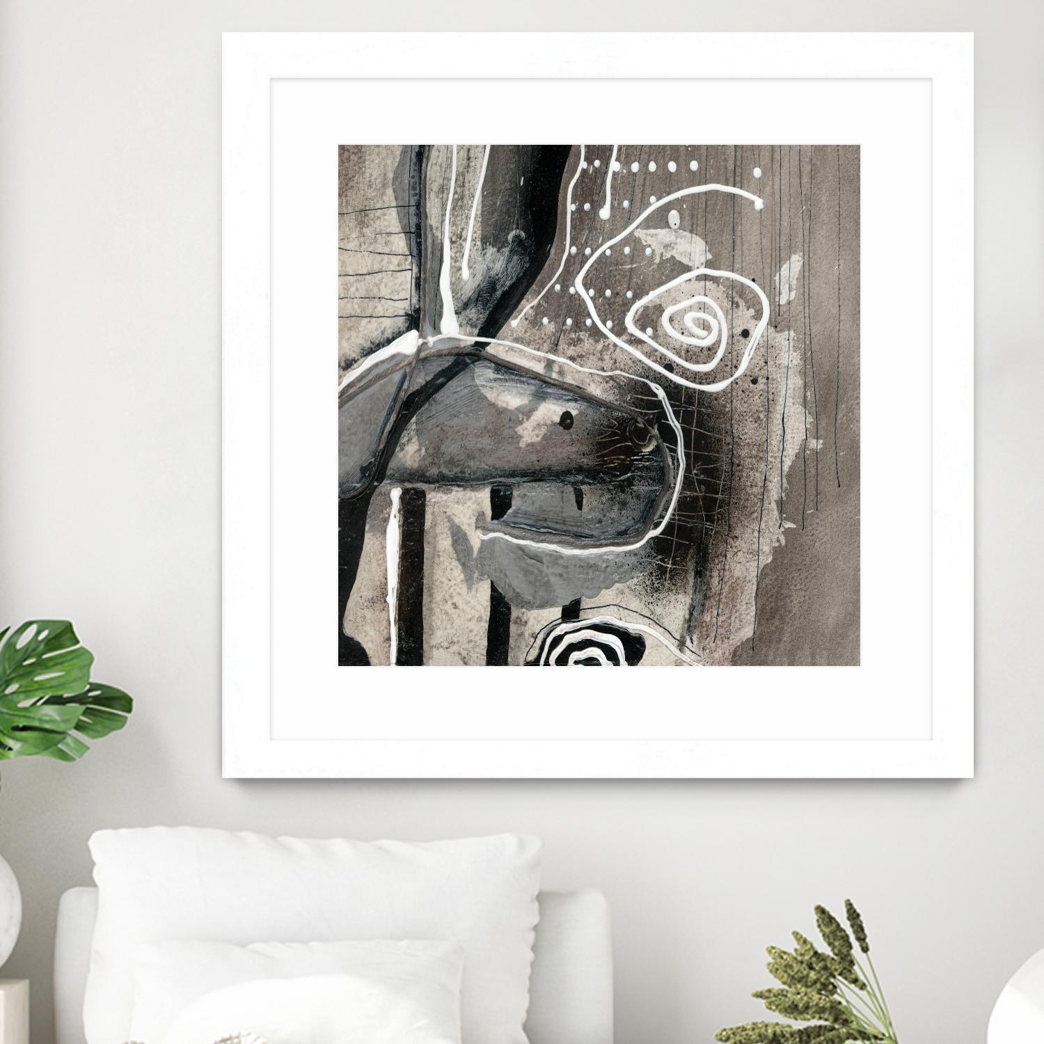 Fatalité (Détail 3) by Sylvie Cloutier on GIANT ART - white abstract