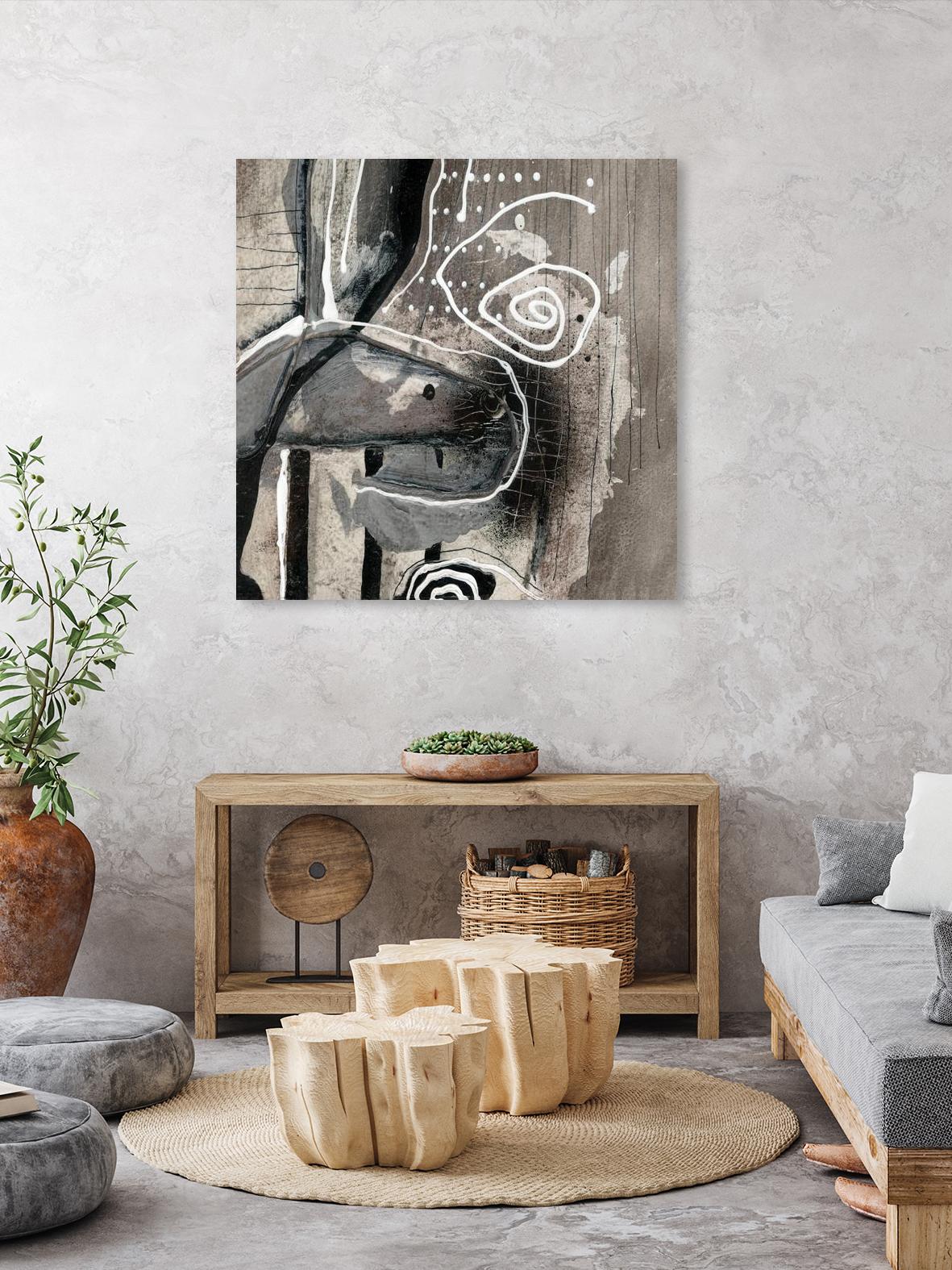 Fatalité (Détail 3) by Sylvie Cloutier on GIANT ART - white abstract