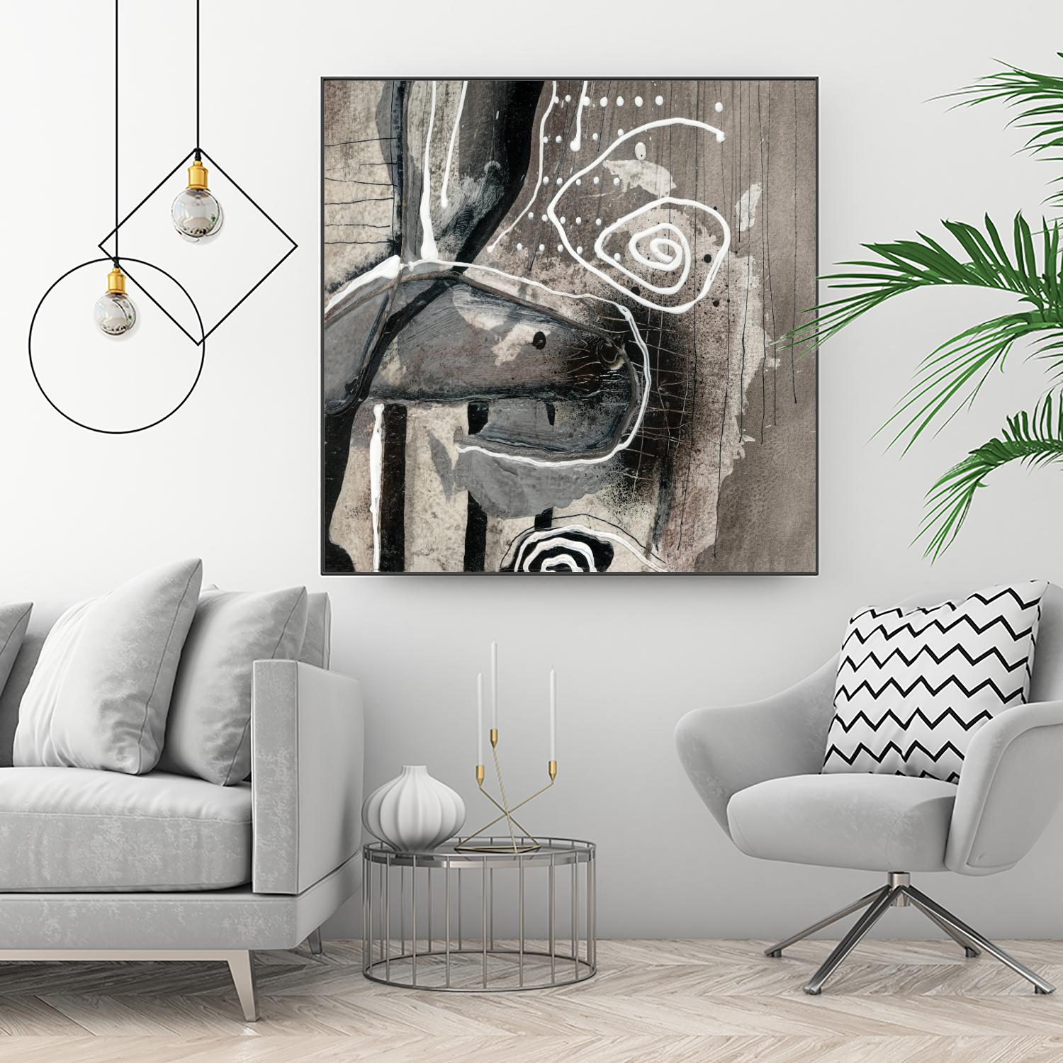 Fatalité (Détail 3) by Sylvie Cloutier on GIANT ART - white abstract