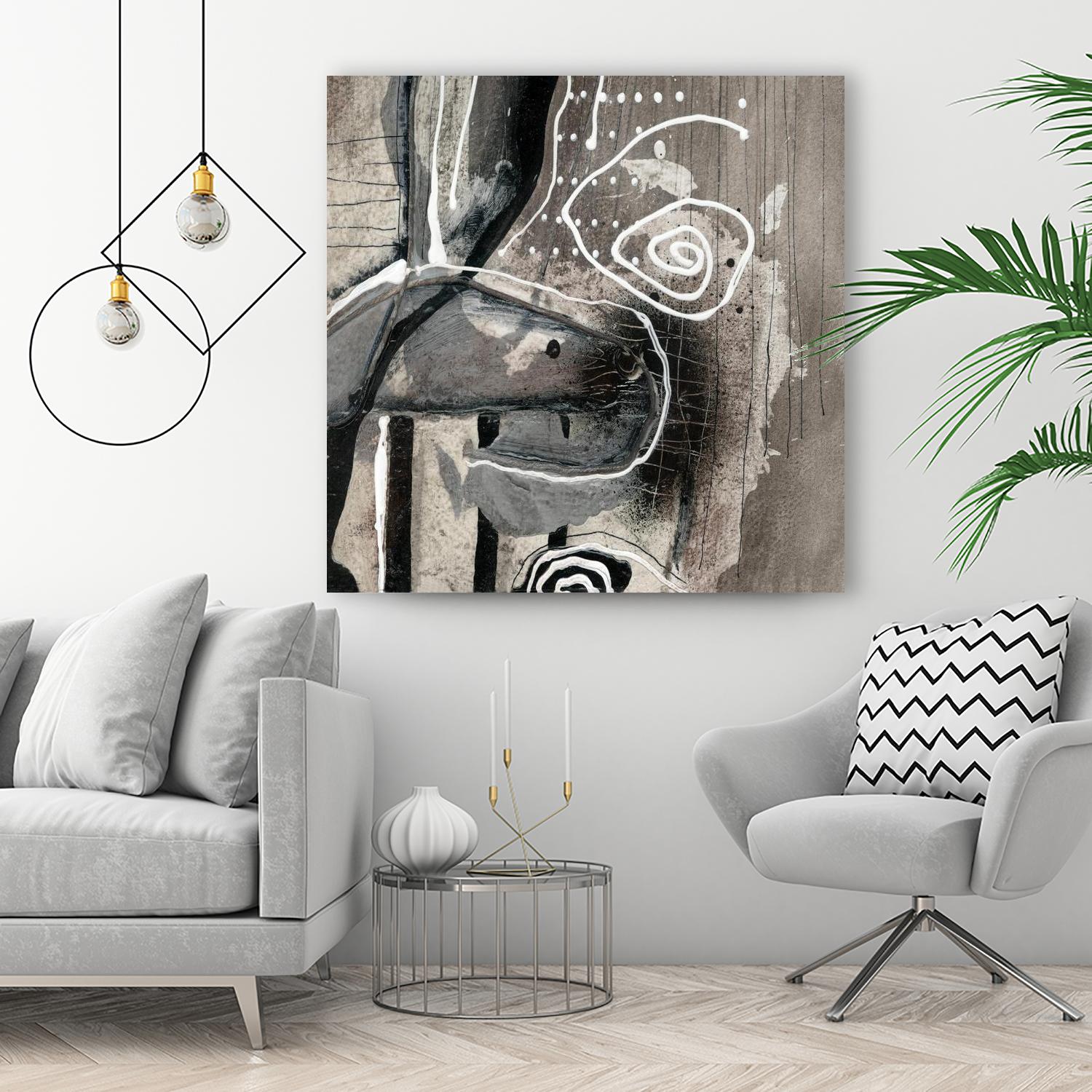 Fatalité (Détail 3) by Sylvie Cloutier on GIANT ART - white abstract