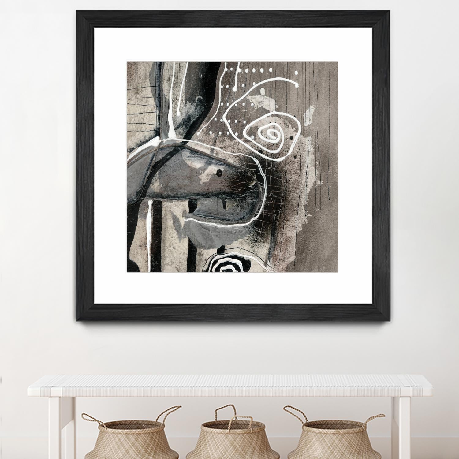 Fatalité (Détail 3) by Sylvie Cloutier on GIANT ART - white abstract