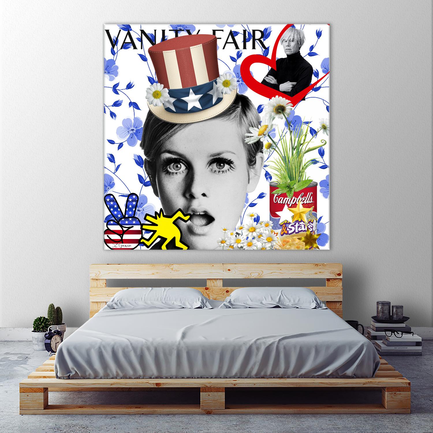 America by Carole St-Germain on GIANT ART - red pop america