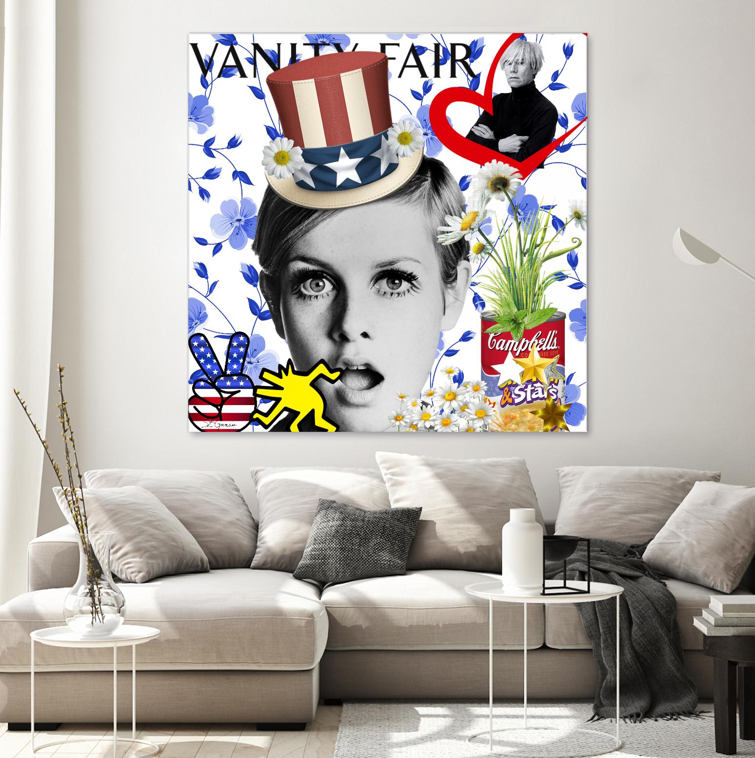 America by Carole St-Germain on GIANT ART - red pop america