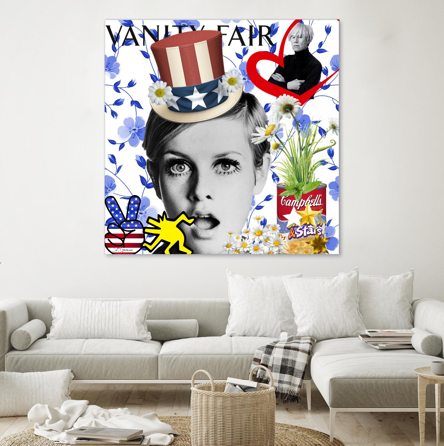 America by Carole St-Germain on GIANT ART - red pop america