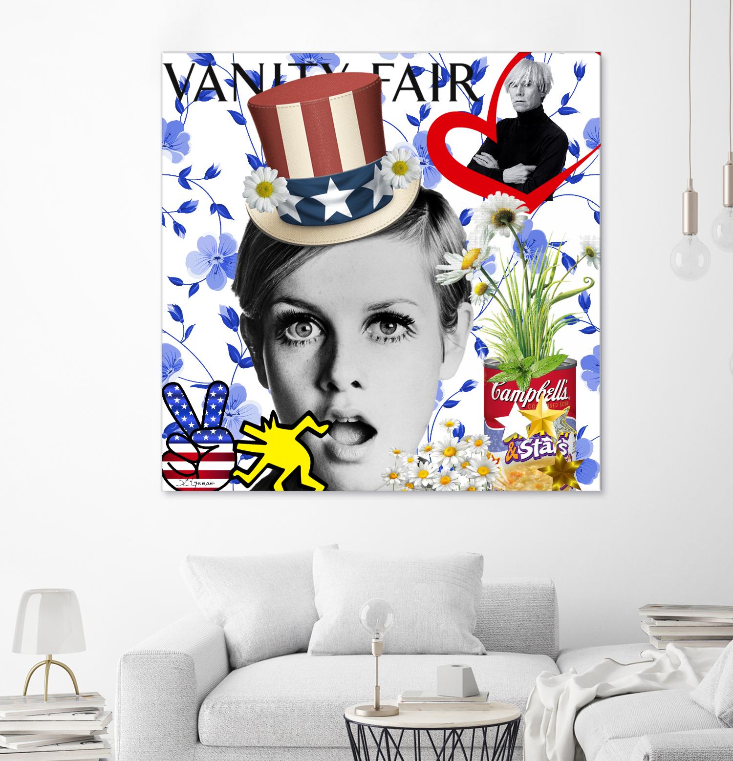 America by Carole St-Germain on GIANT ART - red pop america