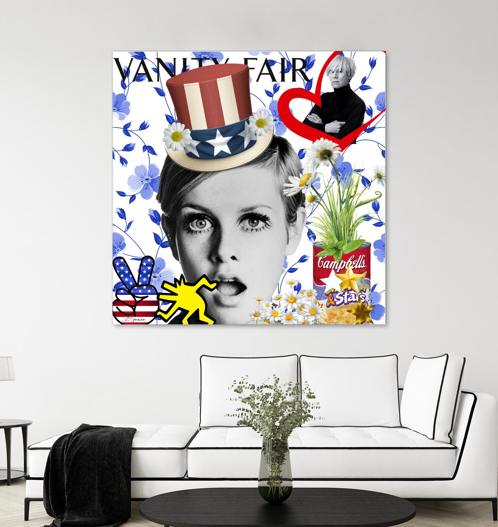 America by Carole St-Germain on GIANT ART - red pop america