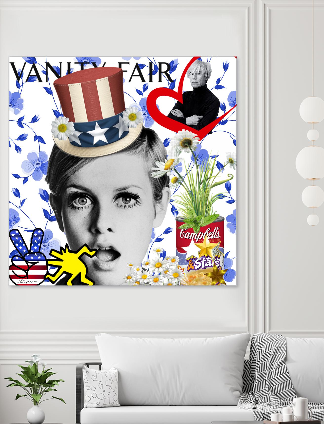 America by Carole St-Germain on GIANT ART - red pop america