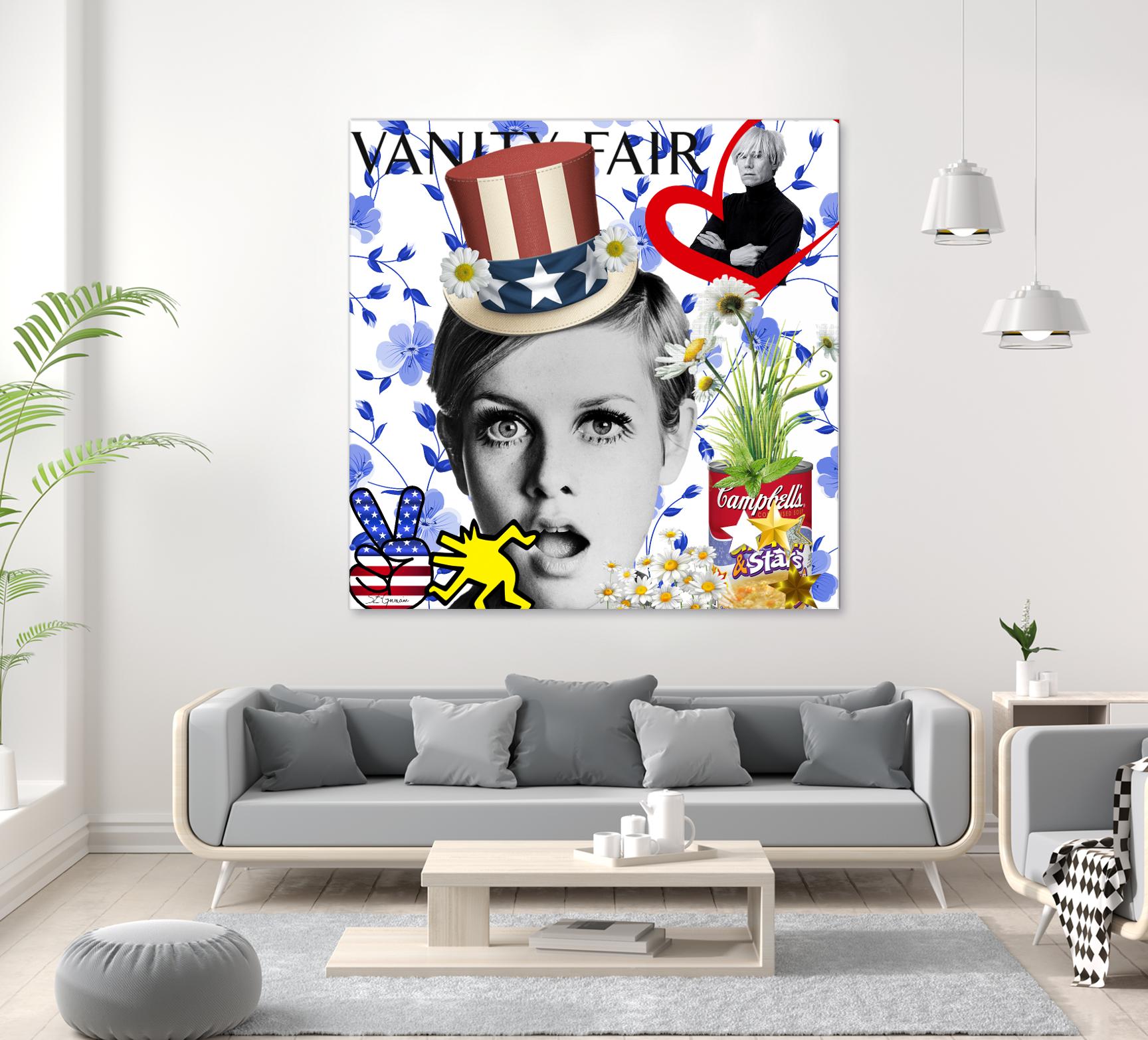 America by Carole St-Germain on GIANT ART - red pop america