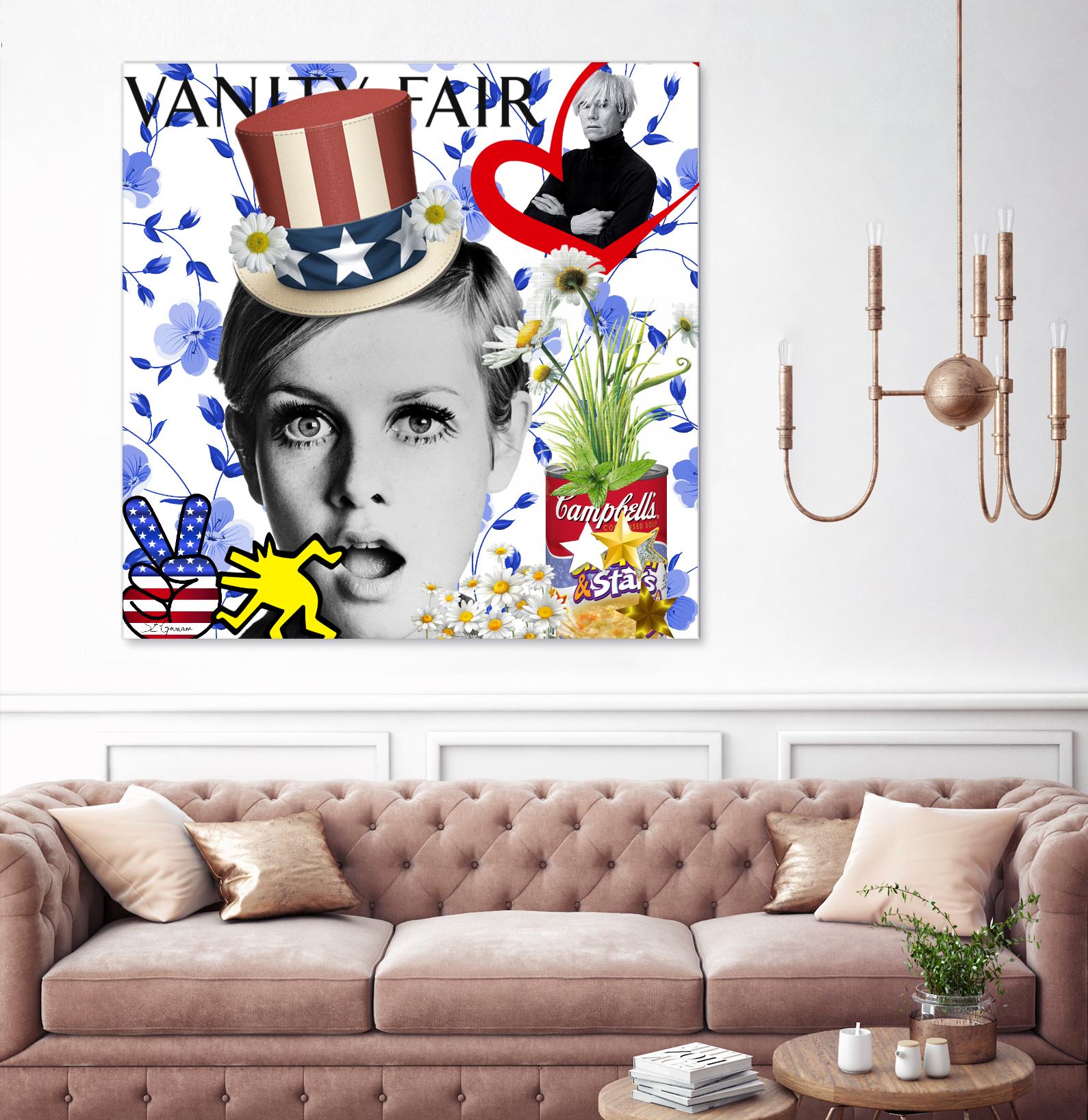 America by Carole St-Germain on GIANT ART - red pop america