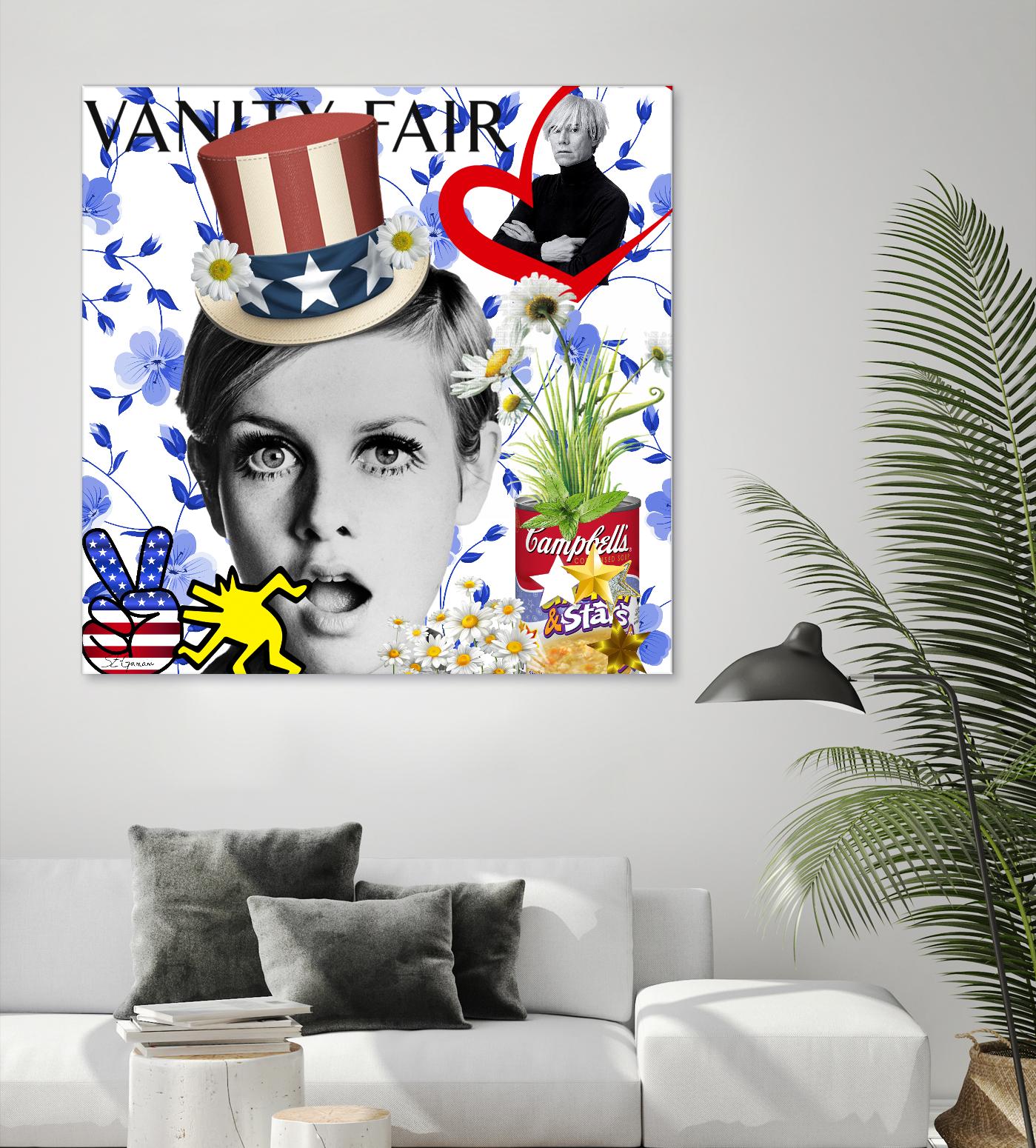 America by Carole St-Germain on GIANT ART - red pop america