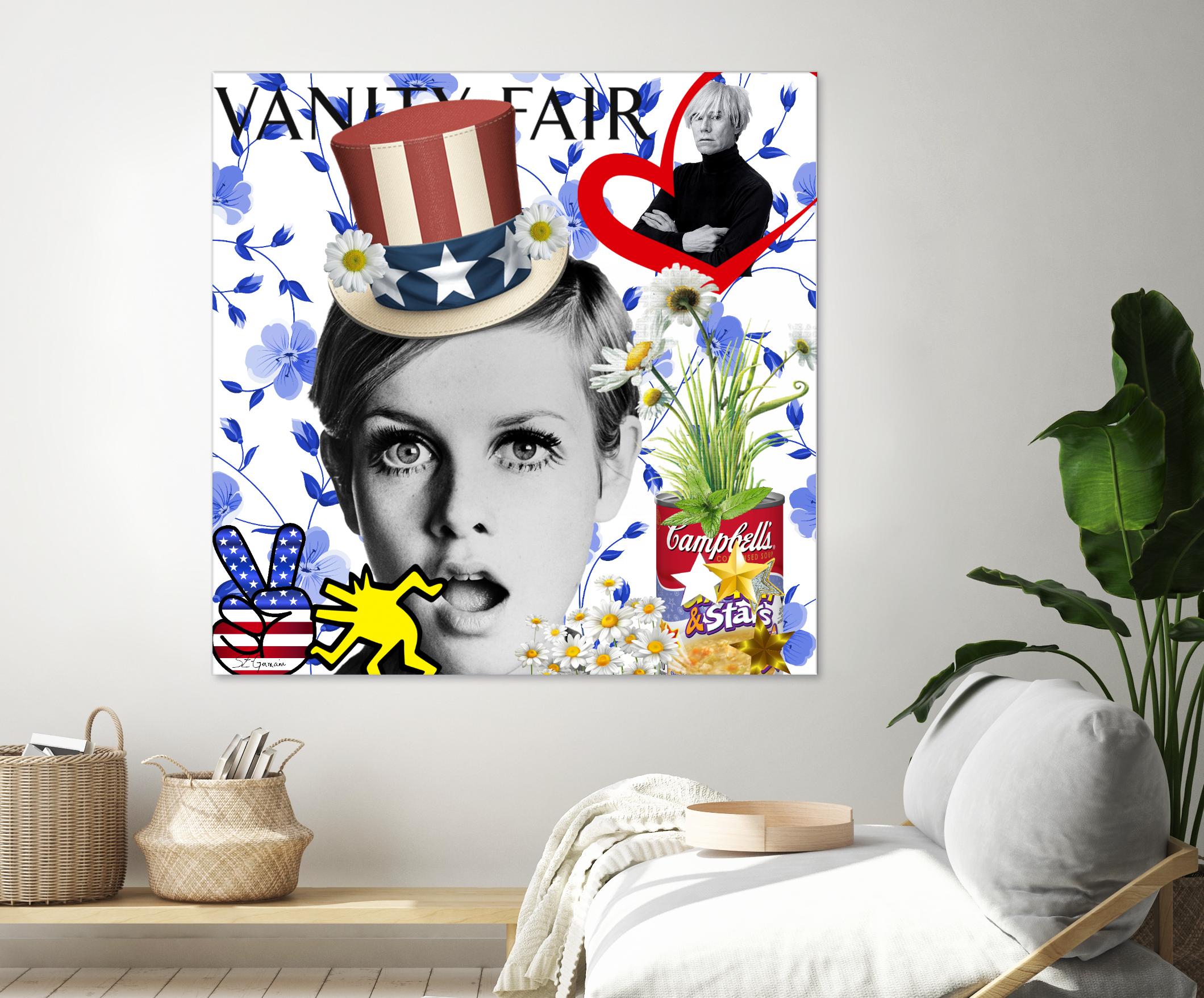 America by Carole St-Germain on GIANT ART - red pop america