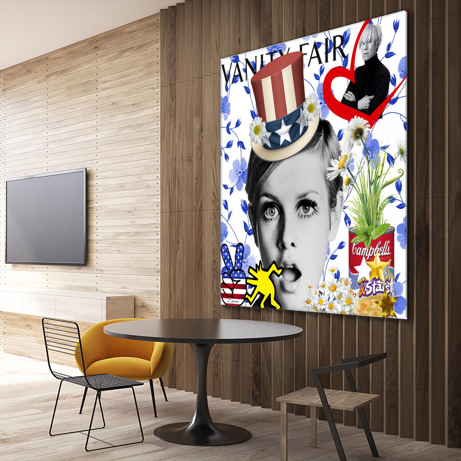 America by Carole St-Germain on GIANT ART - red pop america