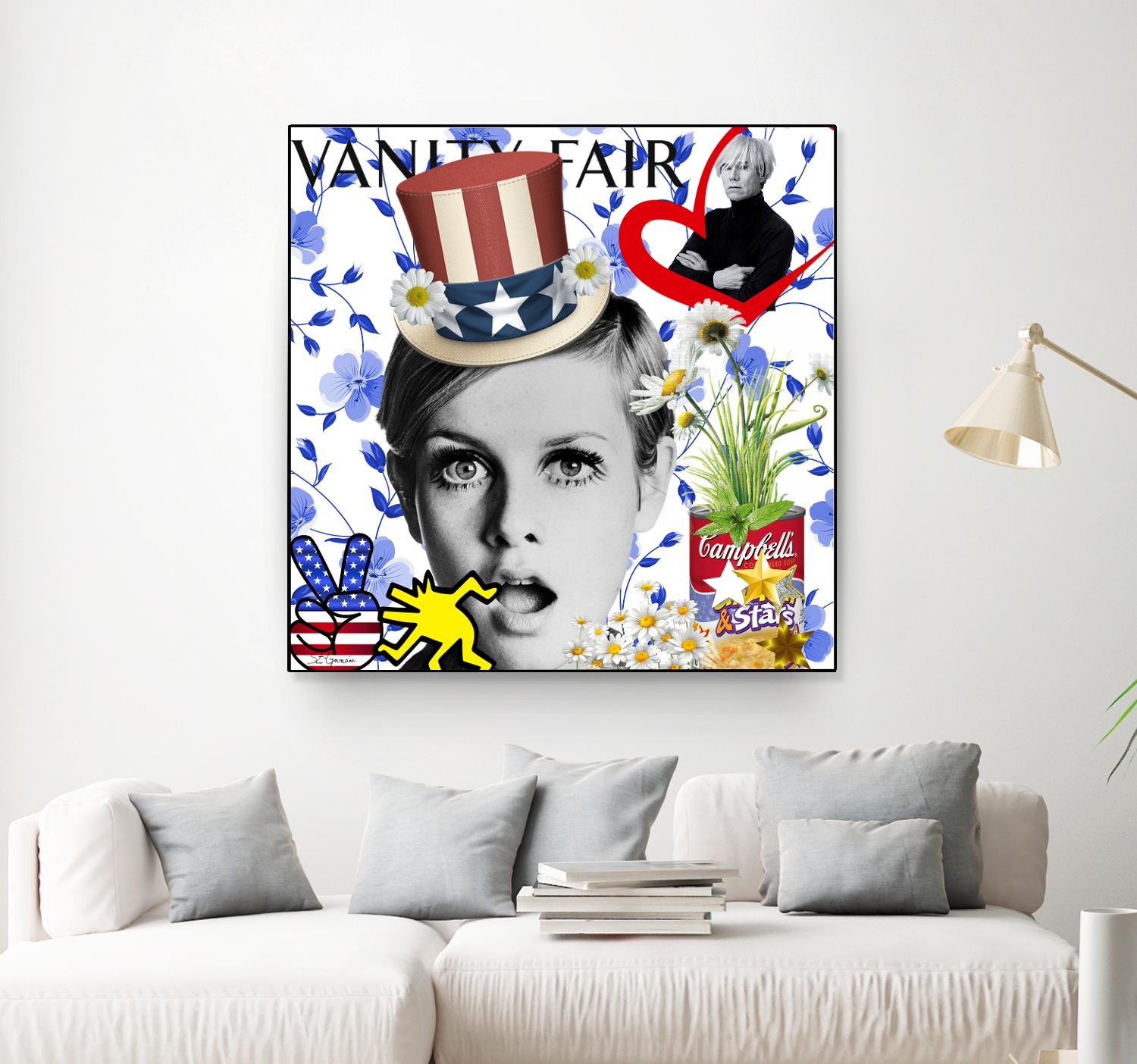 America by Carole St-Germain on GIANT ART - red pop america