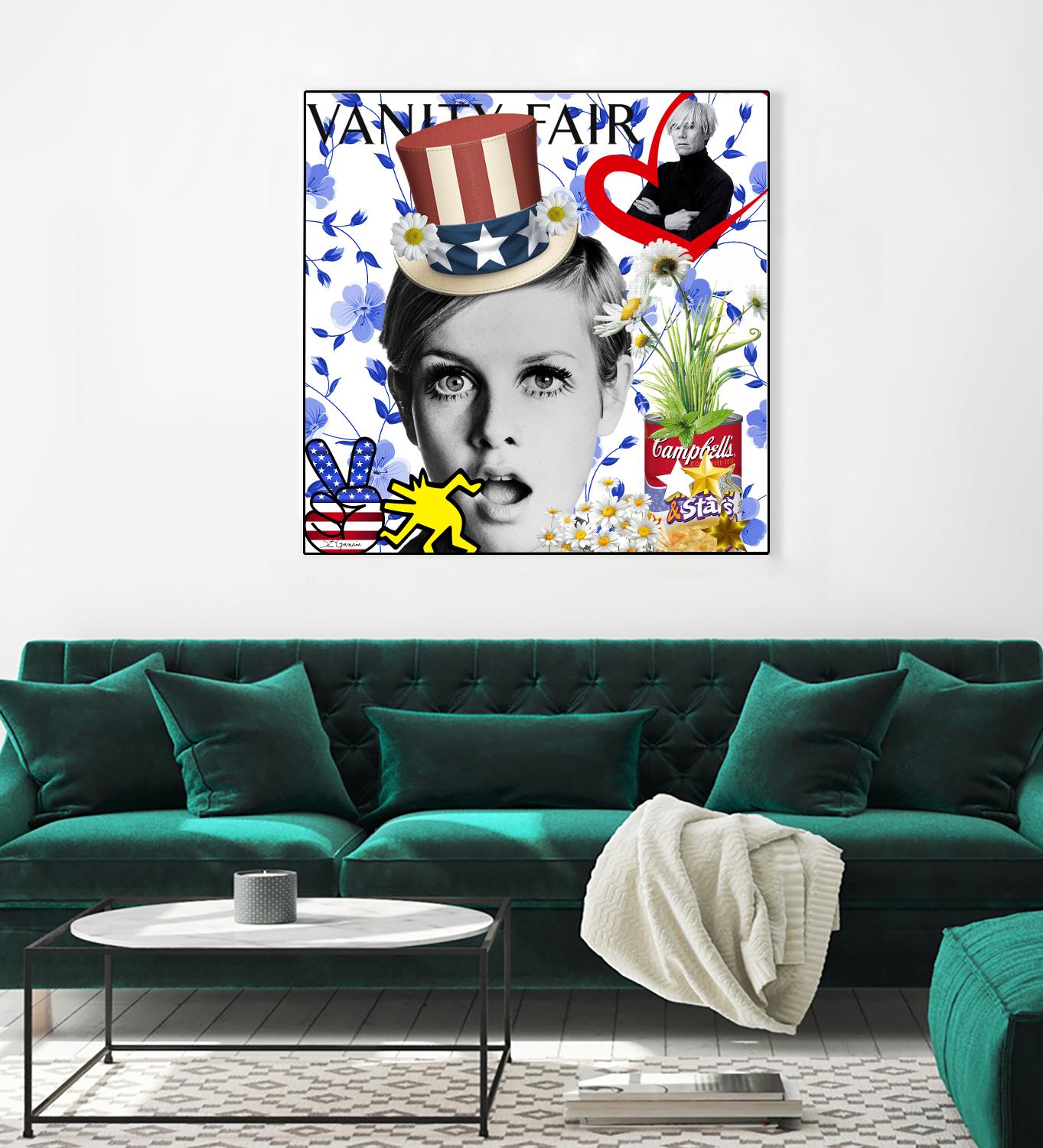 America by Carole St-Germain on GIANT ART - red pop america