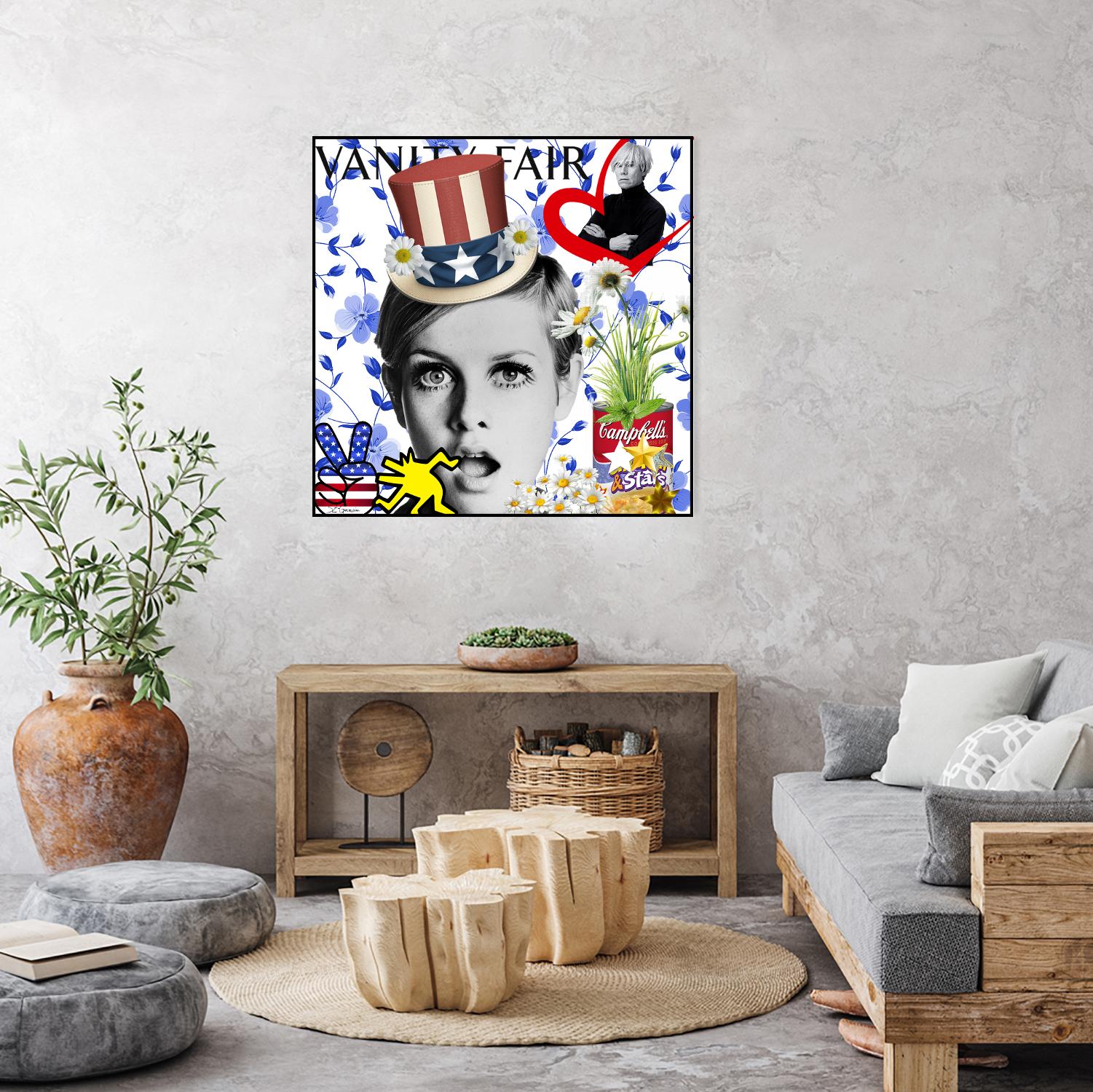 America by Carole St-Germain on GIANT ART - red pop america