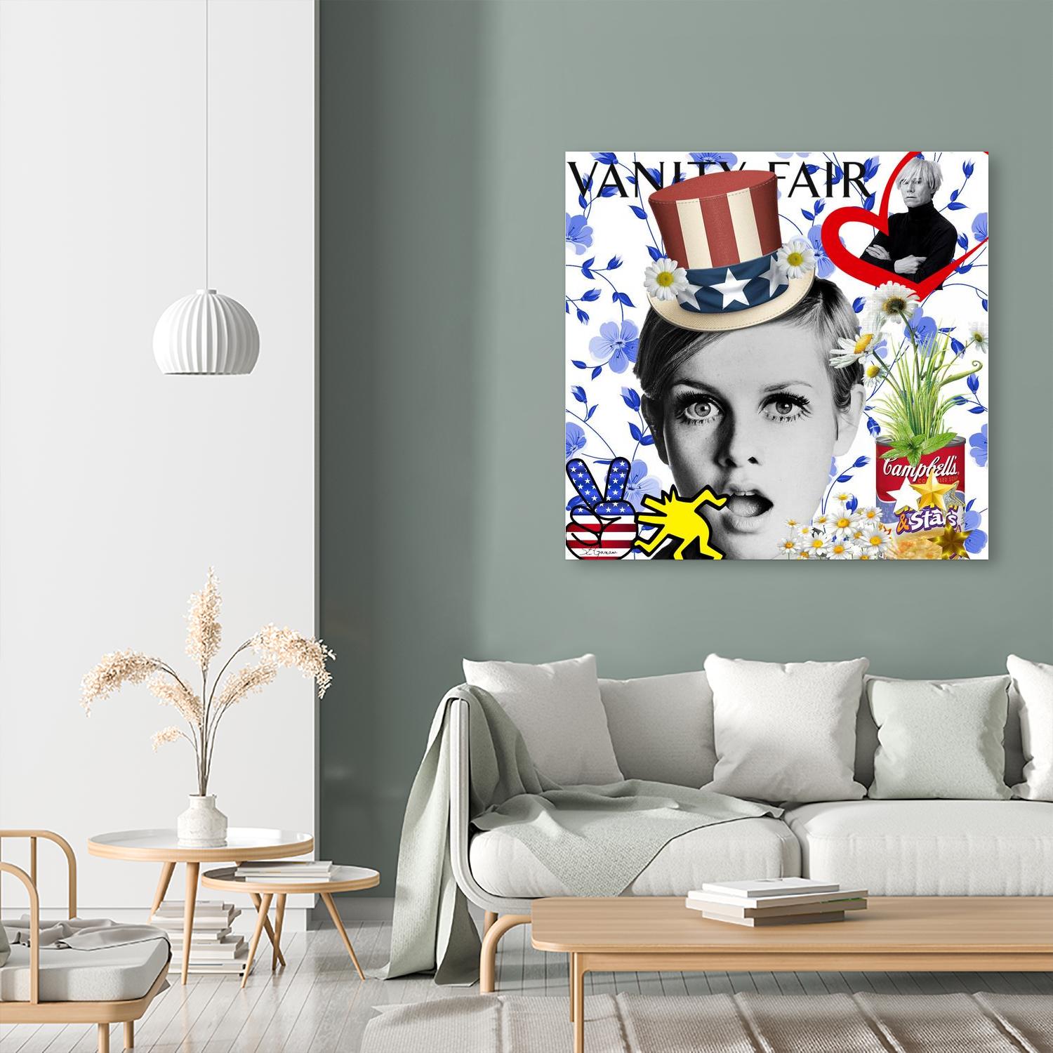 America by Carole St-Germain on GIANT ART - red pop america