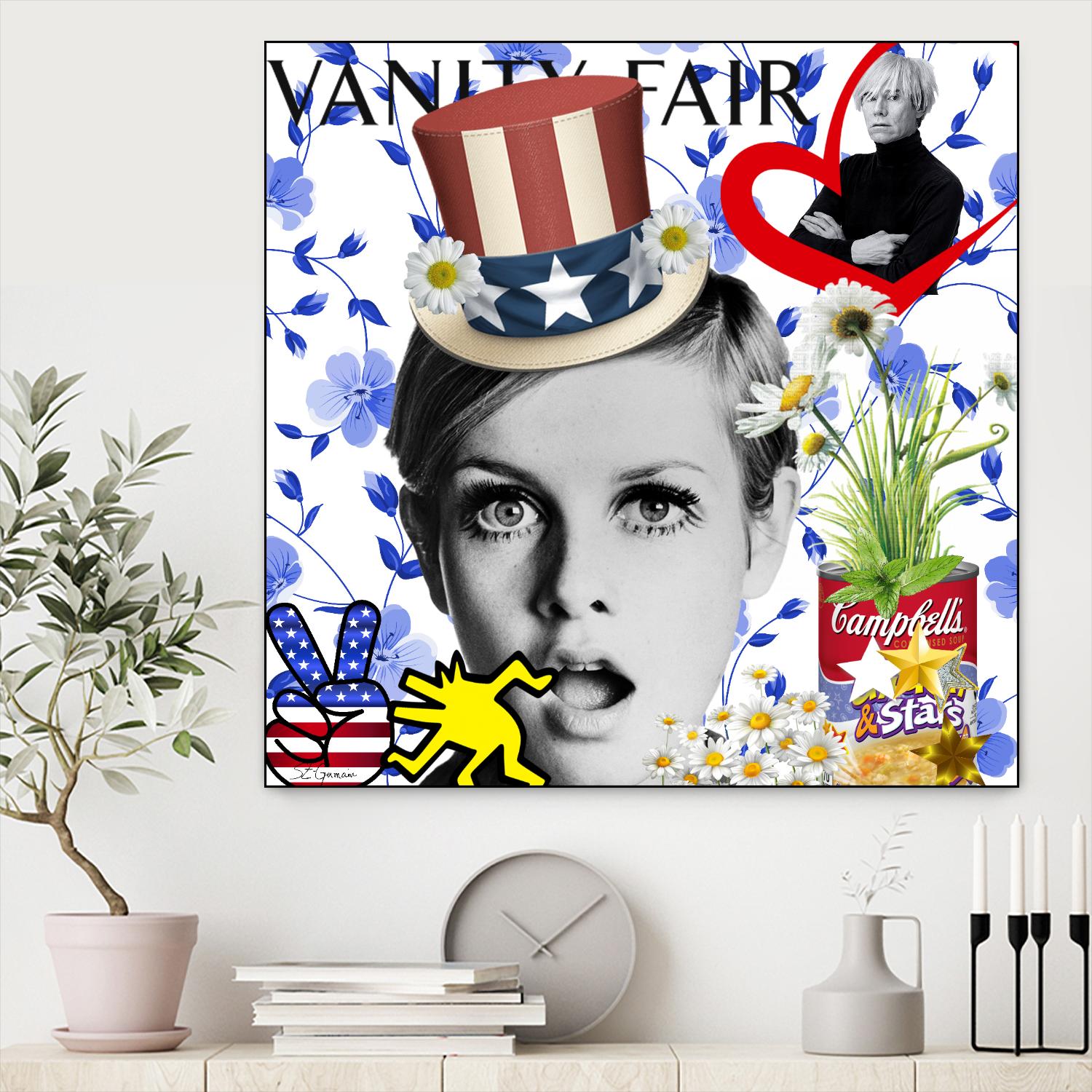 America by Carole St-Germain on GIANT ART - red pop america