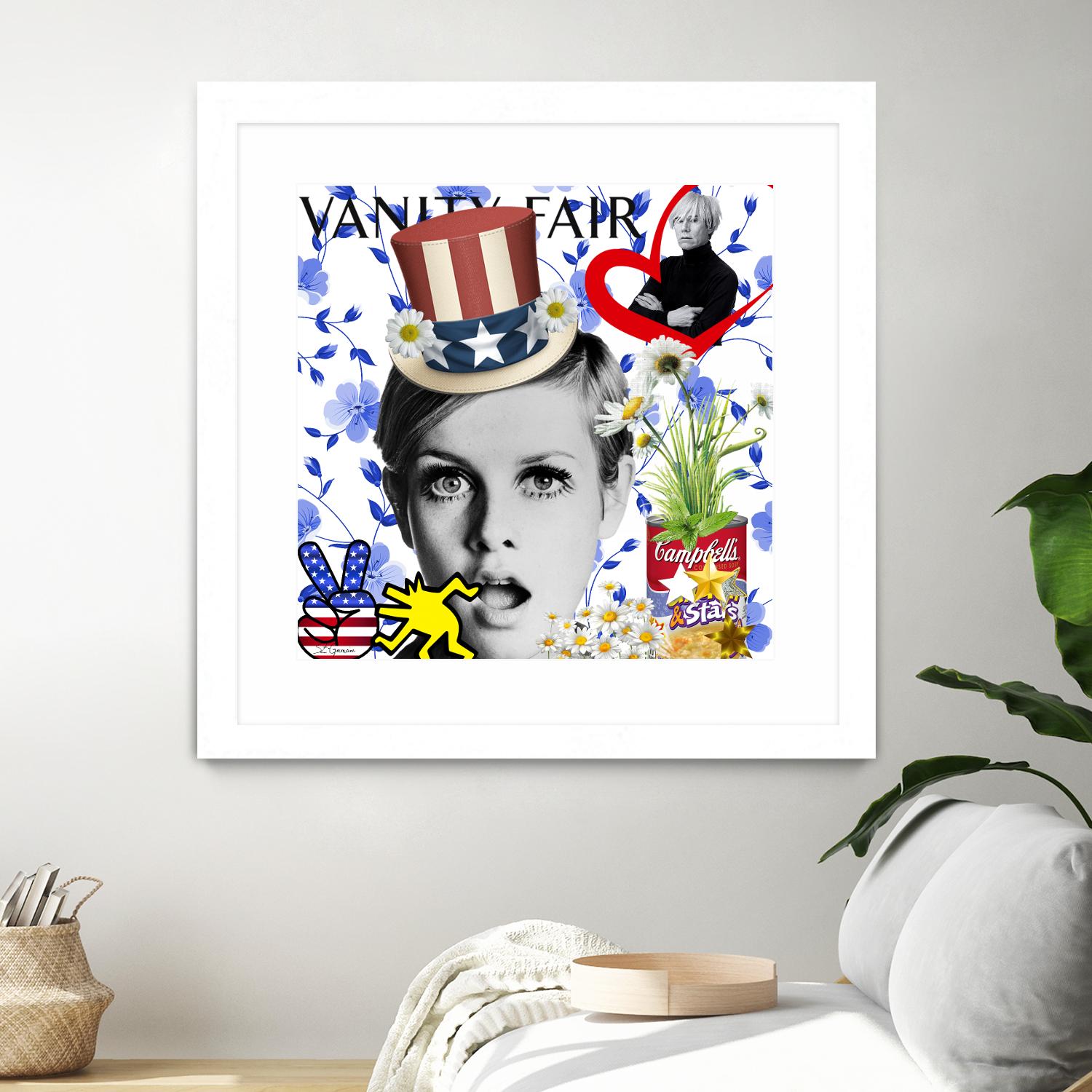 America by Carole St-Germain on GIANT ART - red pop america