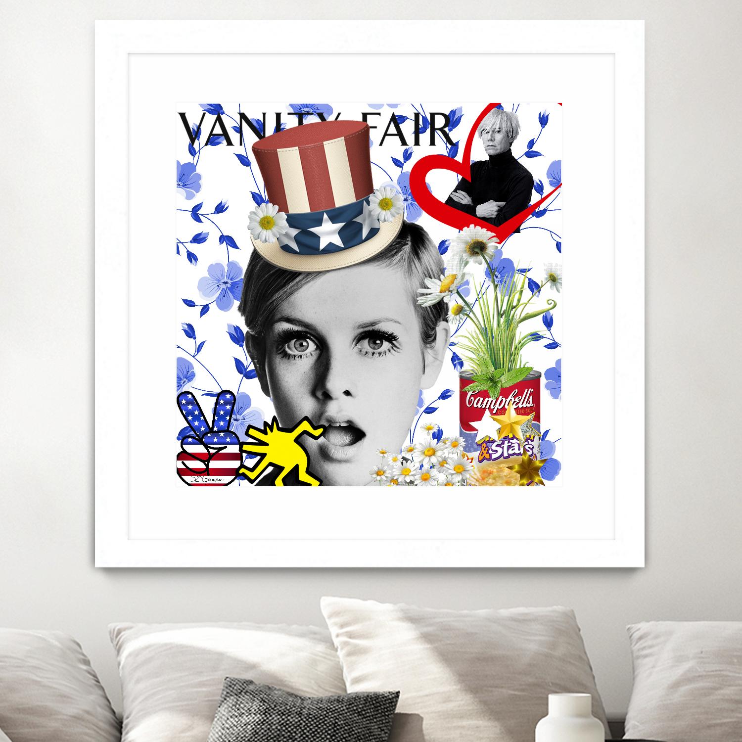 America by Carole St-Germain on GIANT ART - red pop america