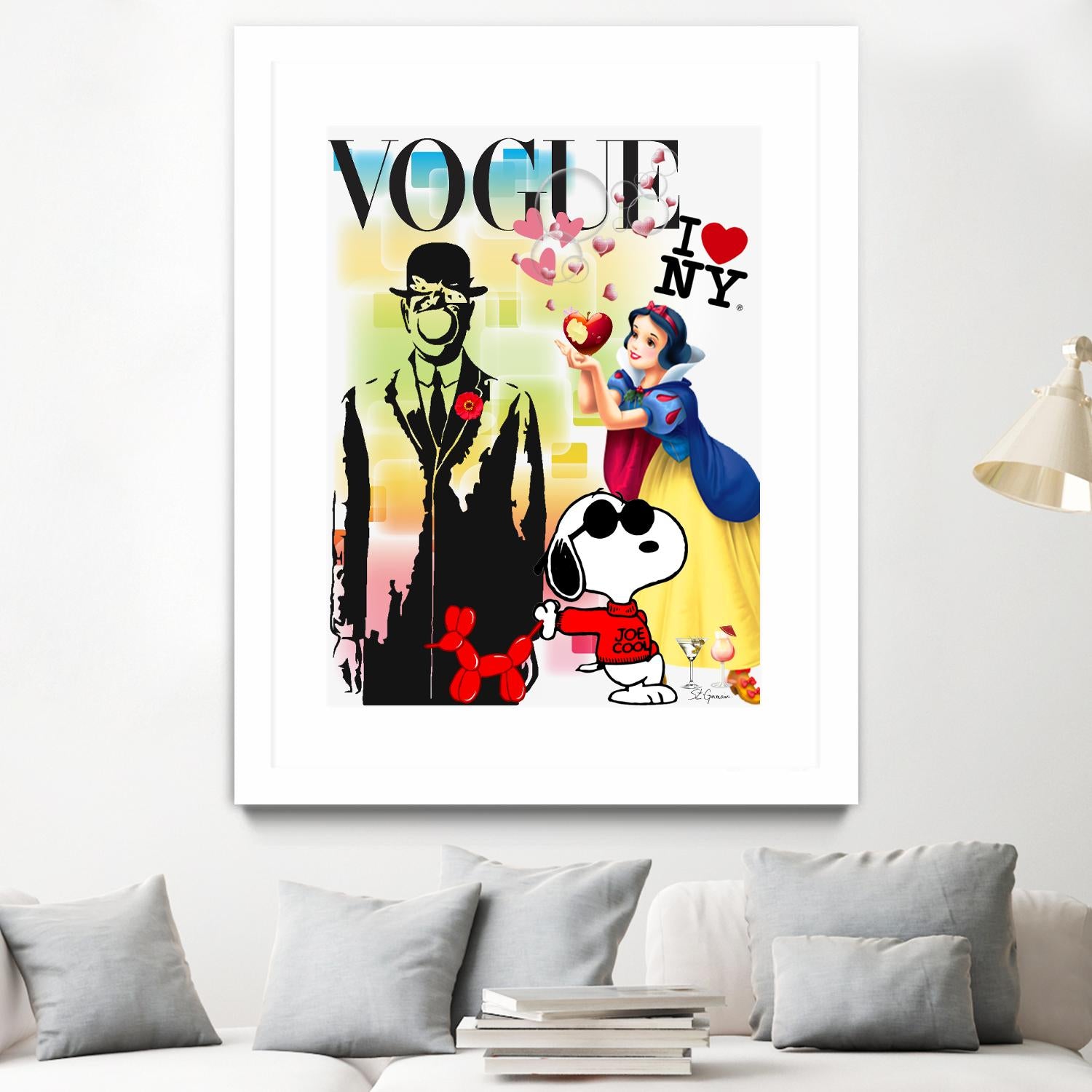 Be Cool by Carole St-Germain on GIANT ART - red digital