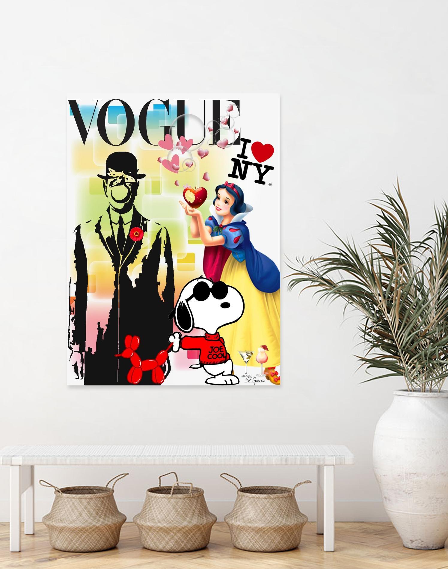 Be Cool by Carole St-Germain on GIANT ART - red digital