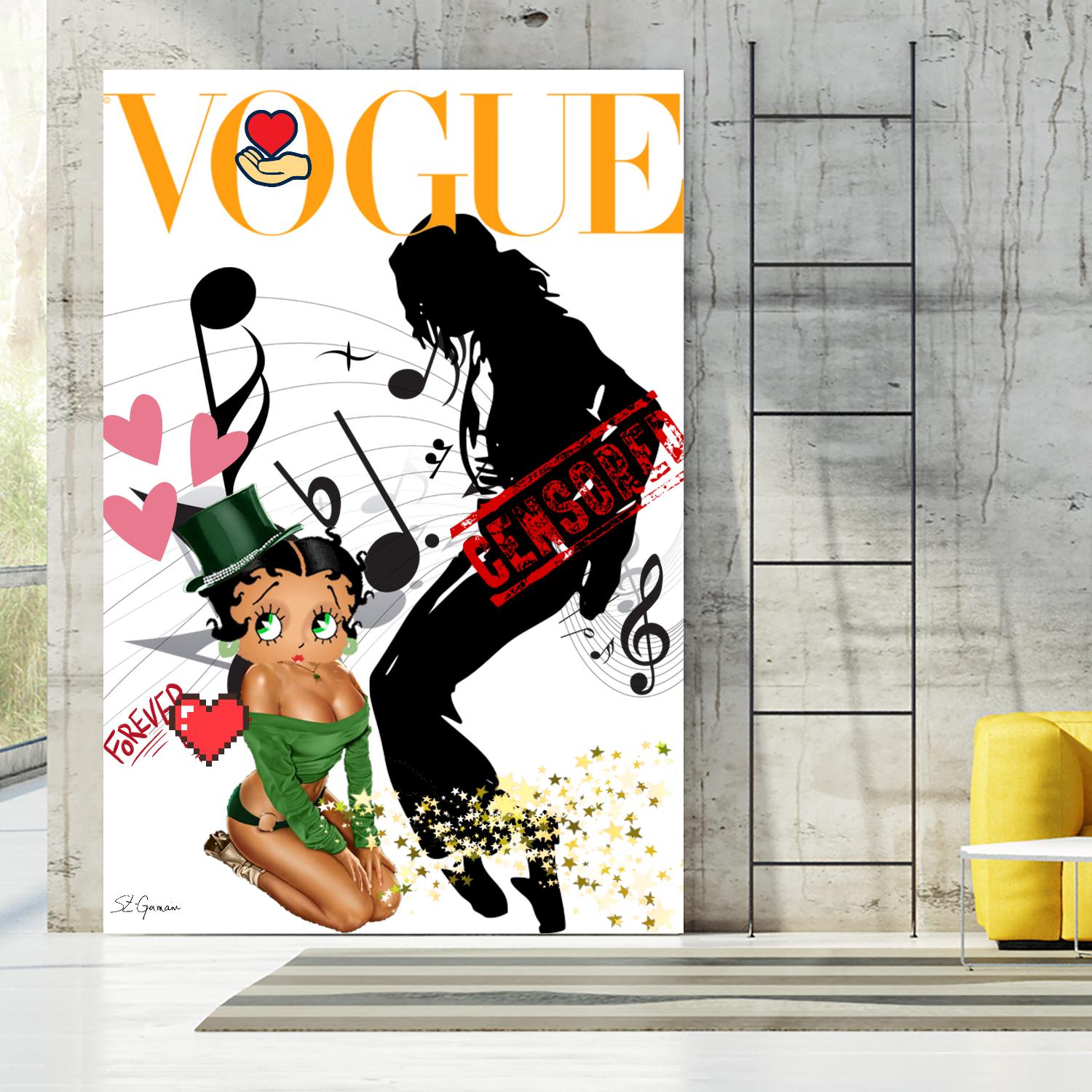 Censored by Carole St-Germain on GIANT ART - pink digital music