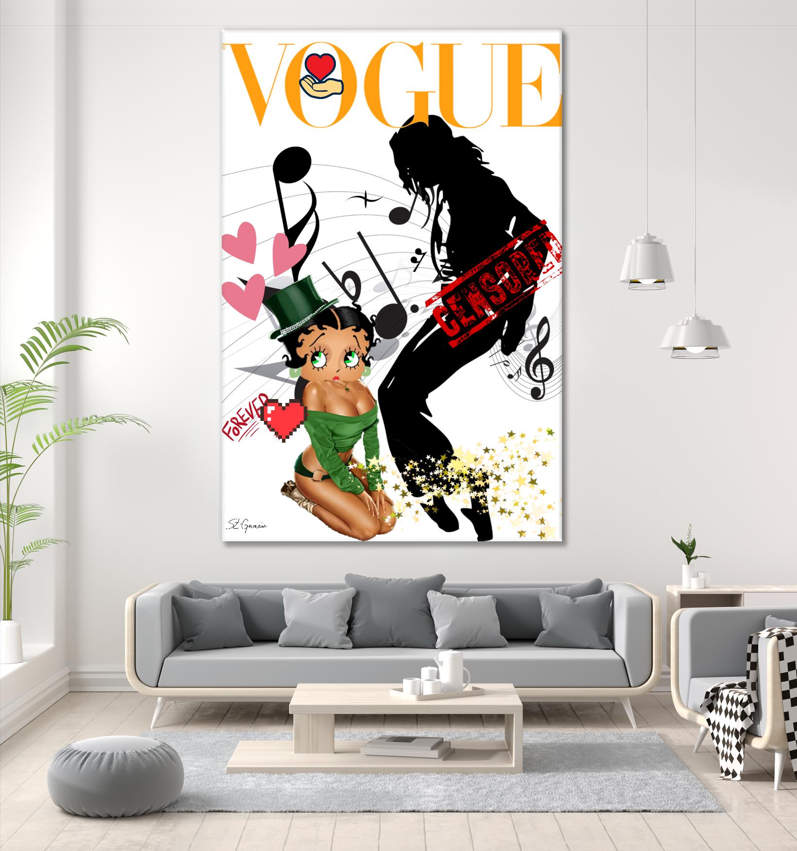 Censored by Carole St-Germain on GIANT ART - pink digital music