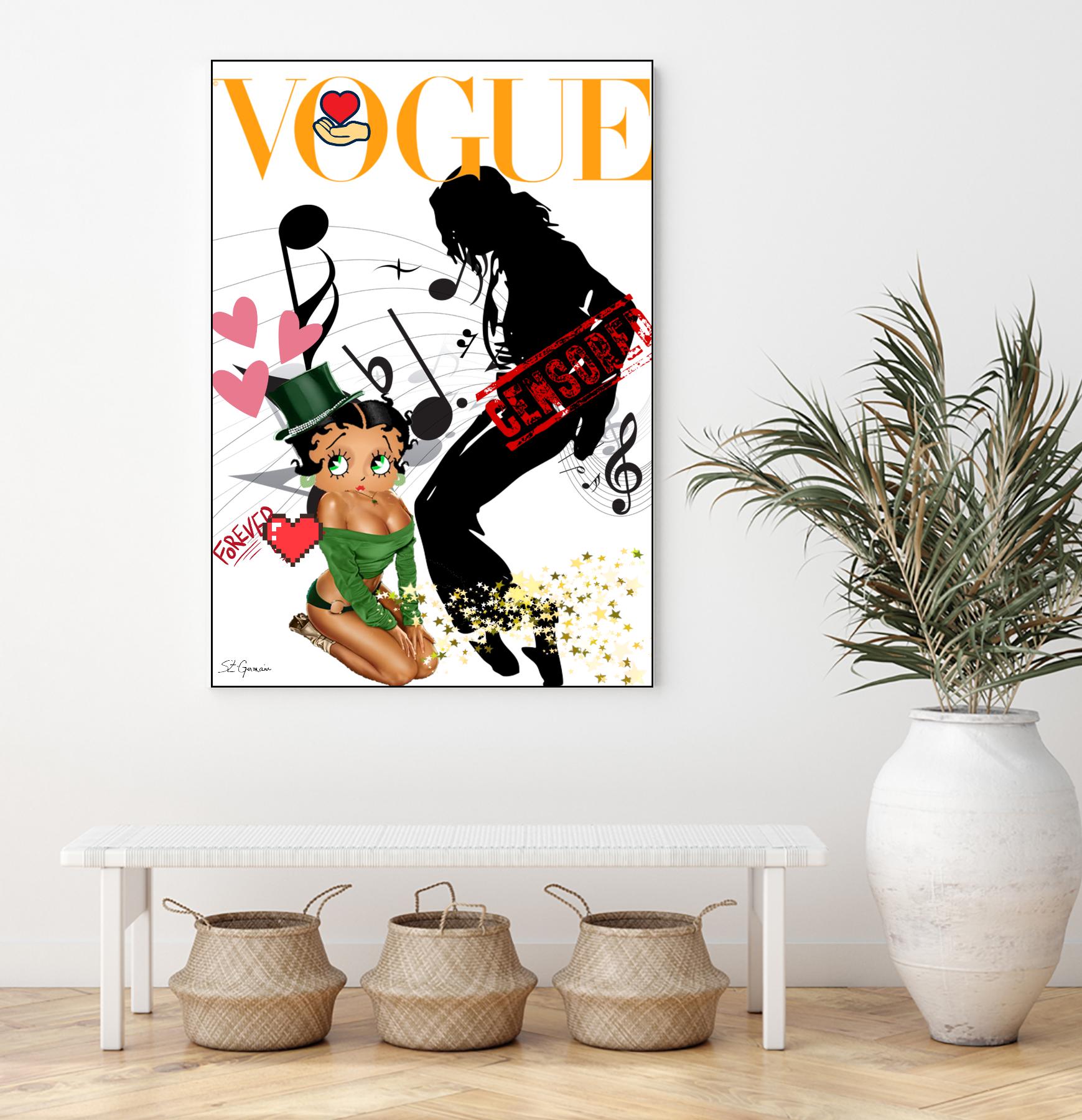 Censored by Carole St-Germain on GIANT ART - pink digital music