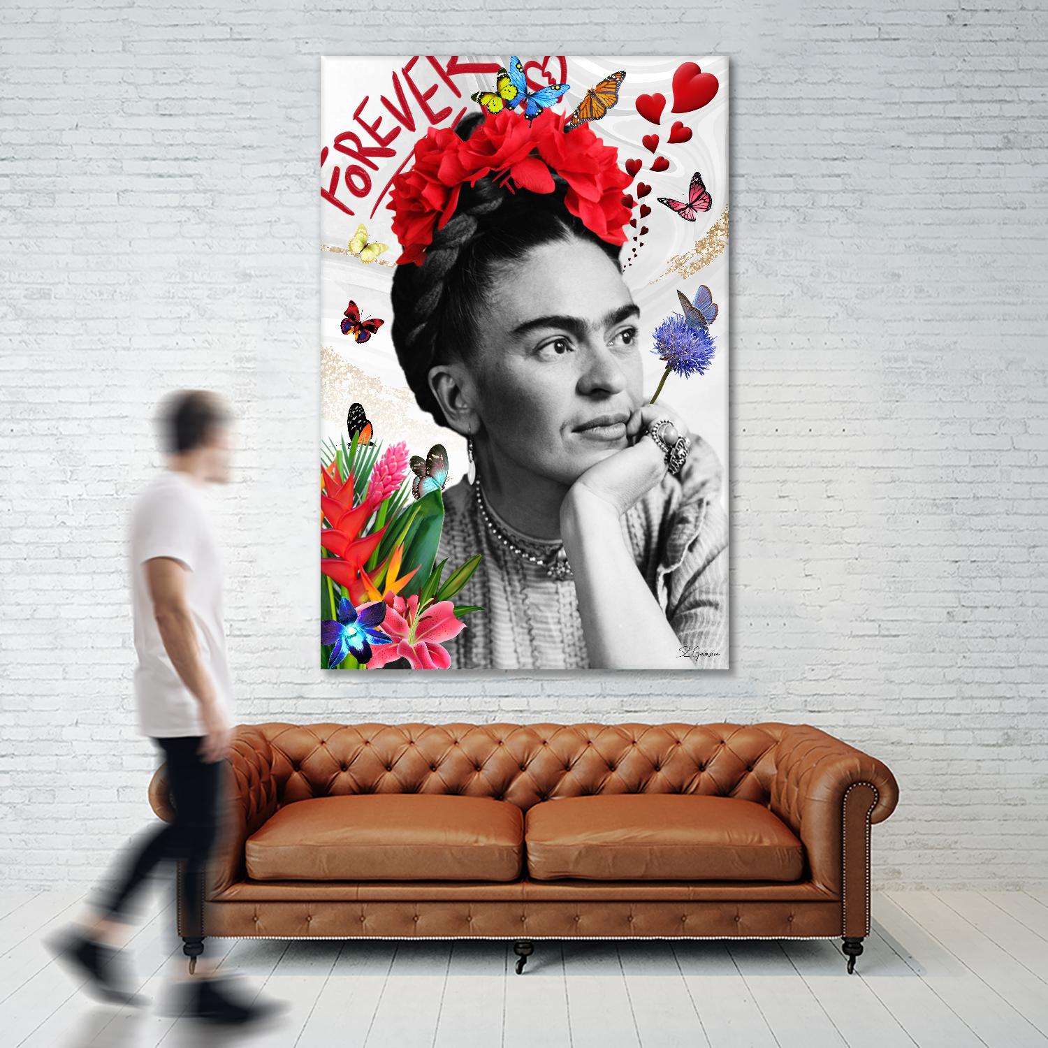 Forever by Carole St-Germain on GIANT ART - red photograph frida