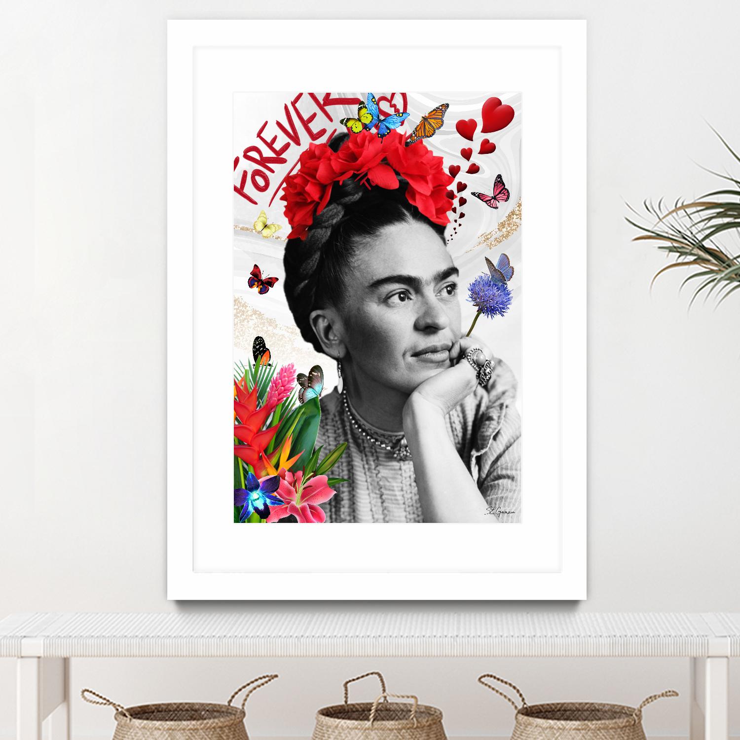 Forever by Carole St-Germain on GIANT ART - red photograph frida khalo