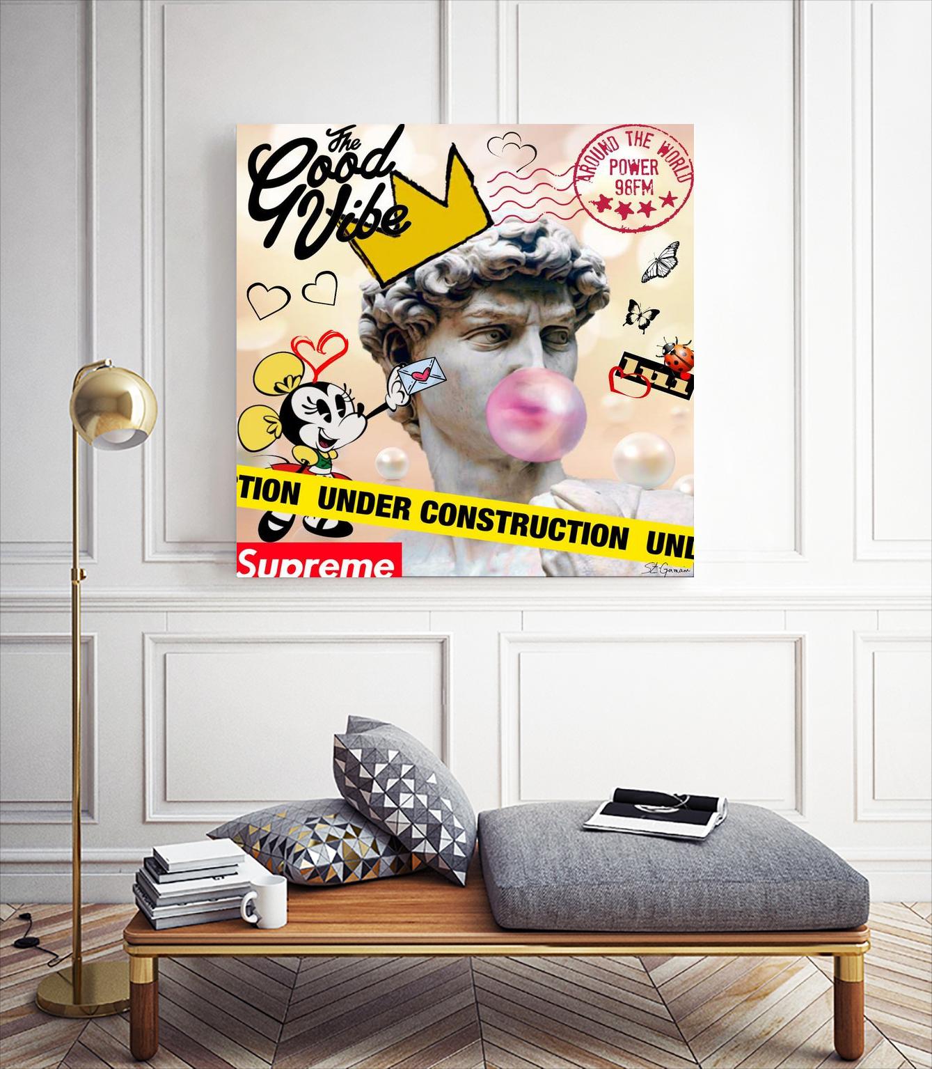 My David by Carole St-Germain on GIANT ART - red digital mini mouse