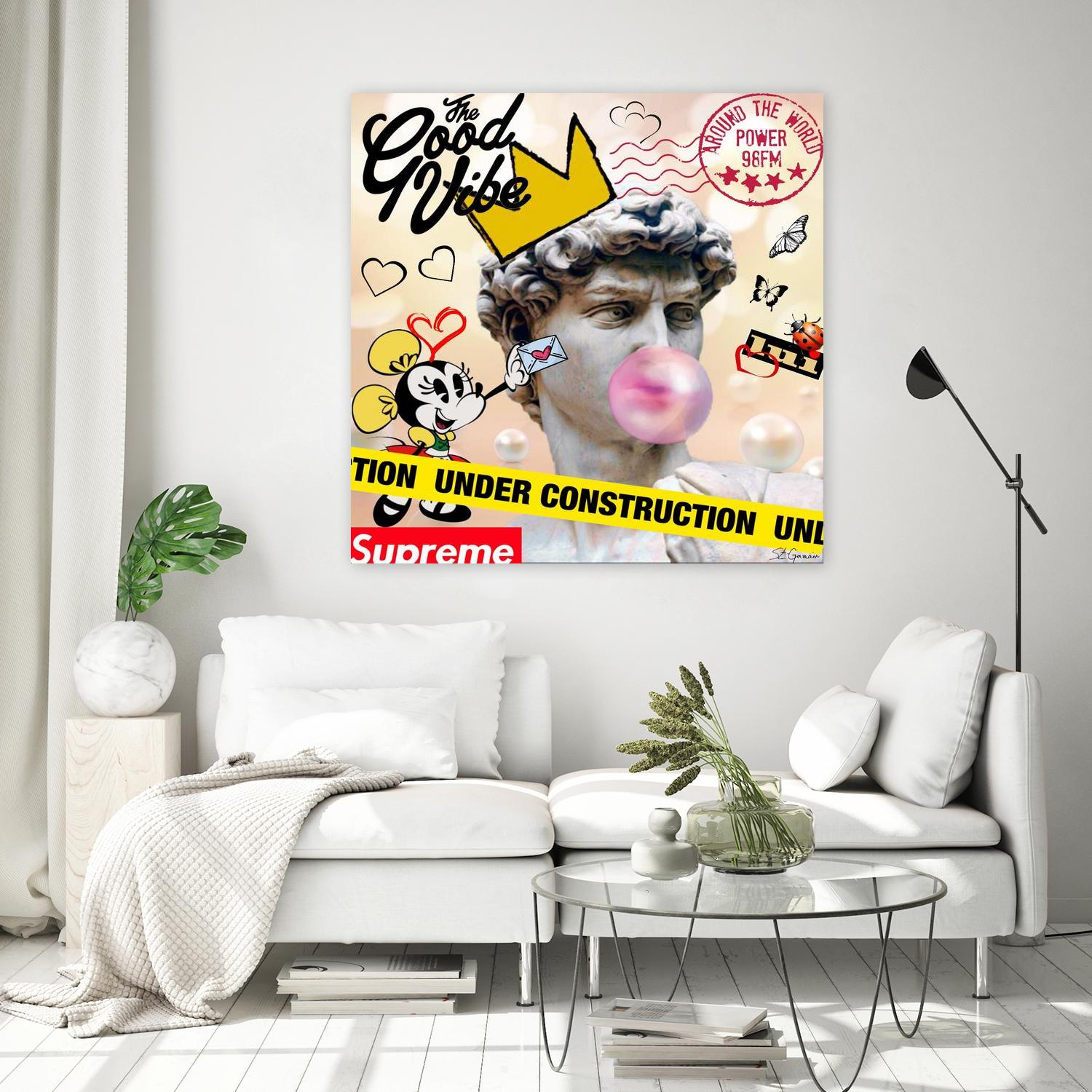 My David by Carole St-Germain on GIANT ART - red digital mini mouse