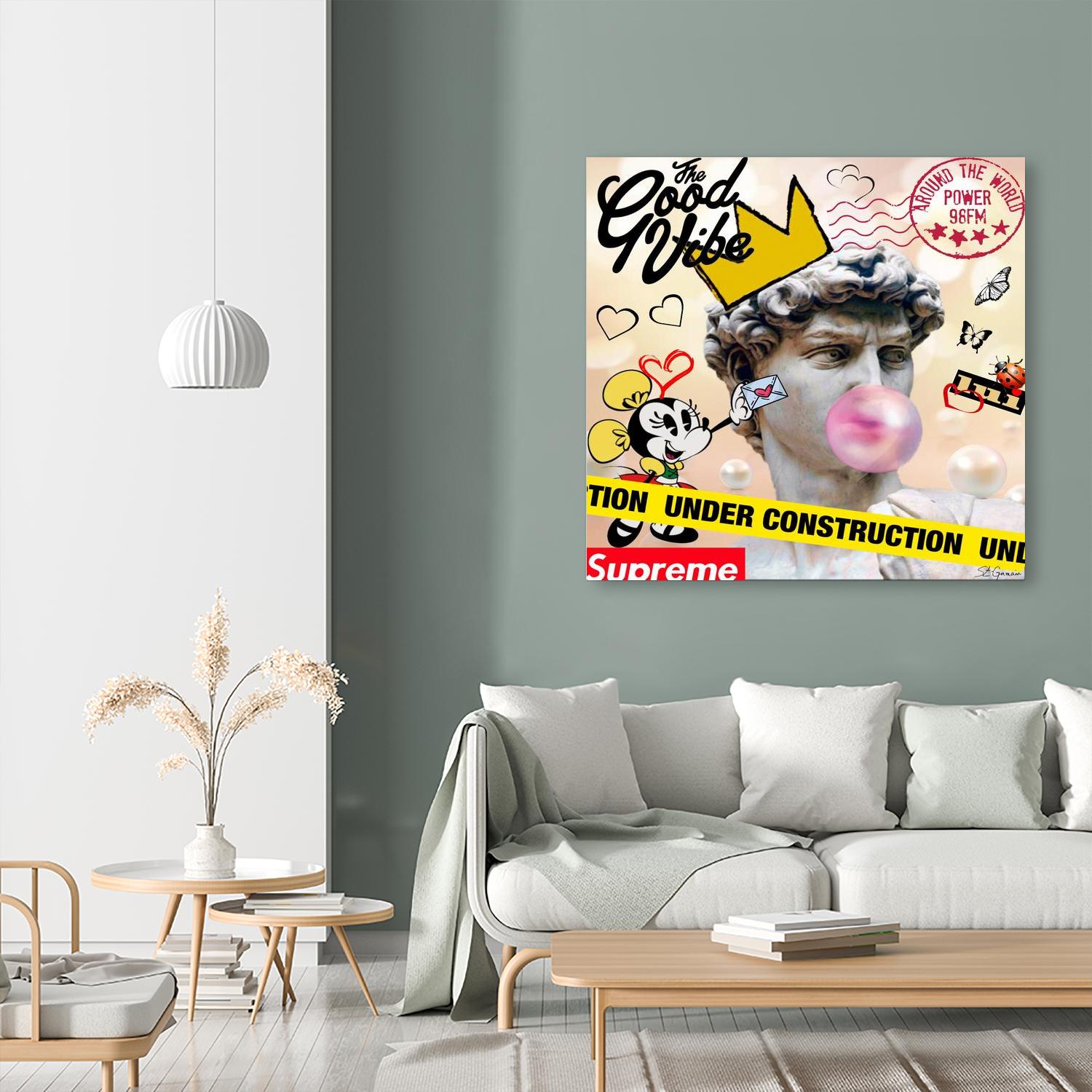 My David by Carole St-Germain on GIANT ART - red digital mini mouse