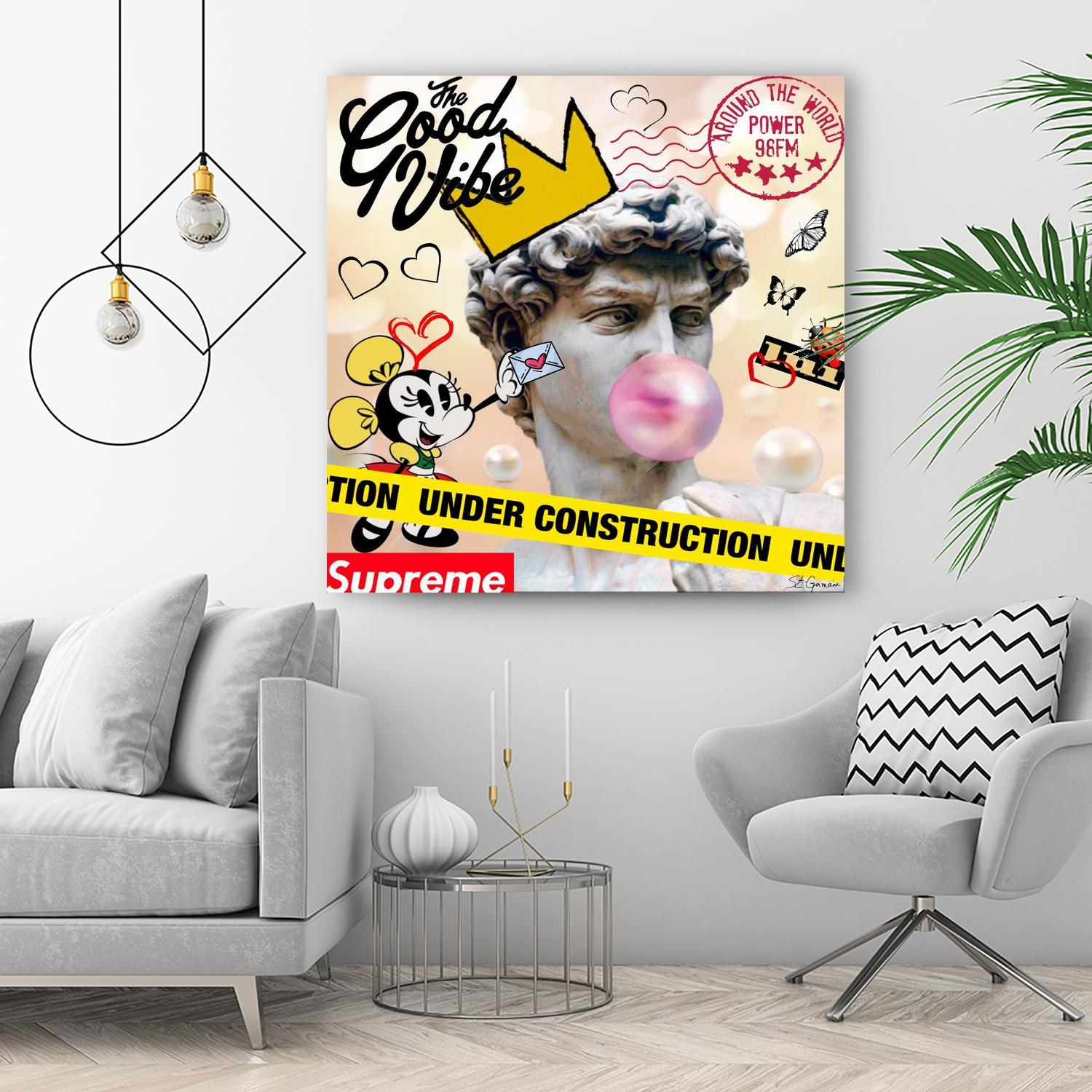 My David by Carole St-Germain on GIANT ART - red digital mini mouse