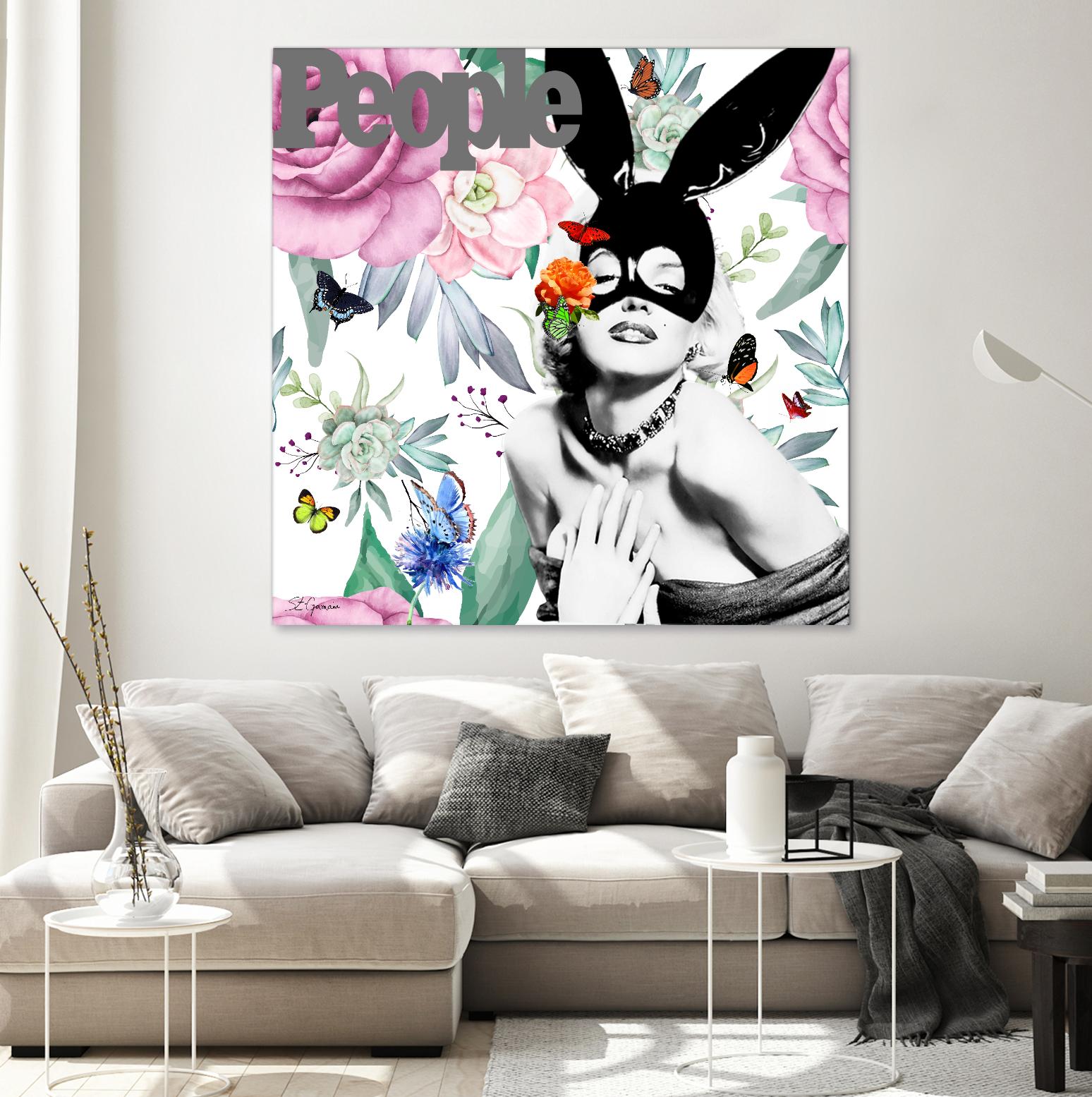 Butterfly Circus by Carole St-Germain on GIANT ART - pink pop pop