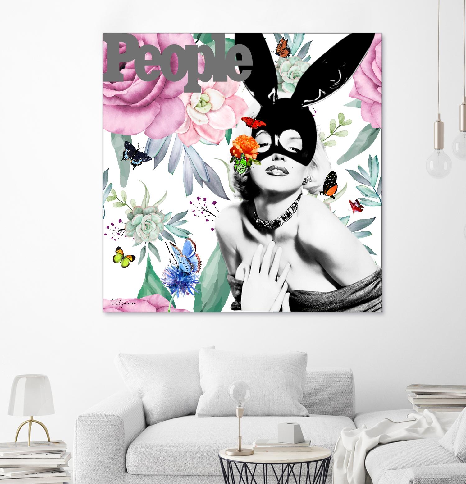 Butterfly Circus by Carole St-Germain on GIANT ART - pink pop pop