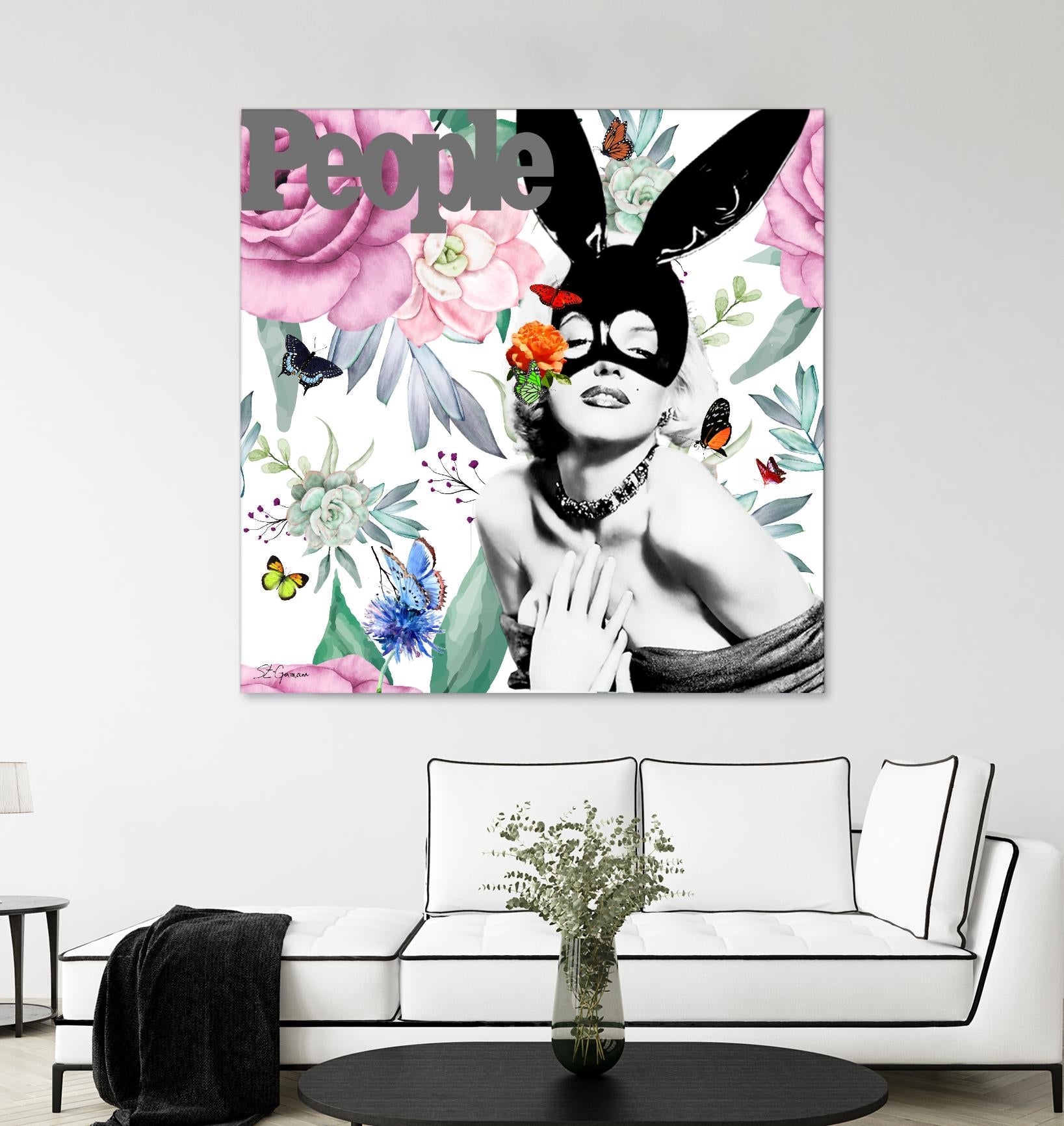 Butterfly Circus by Carole St-Germain on GIANT ART - pink pop pop