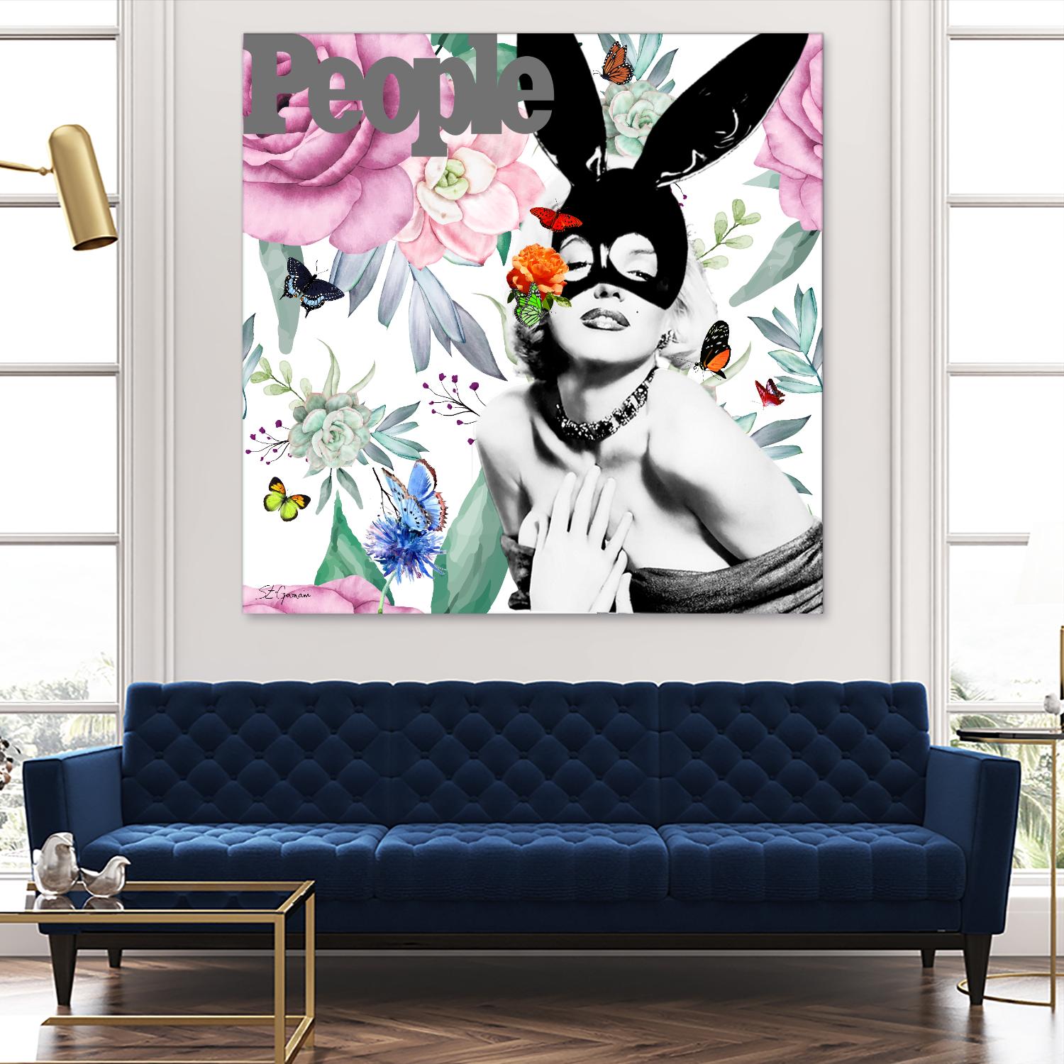 Butterfly Circus by Carole St-Germain on GIANT ART - pink pop pop