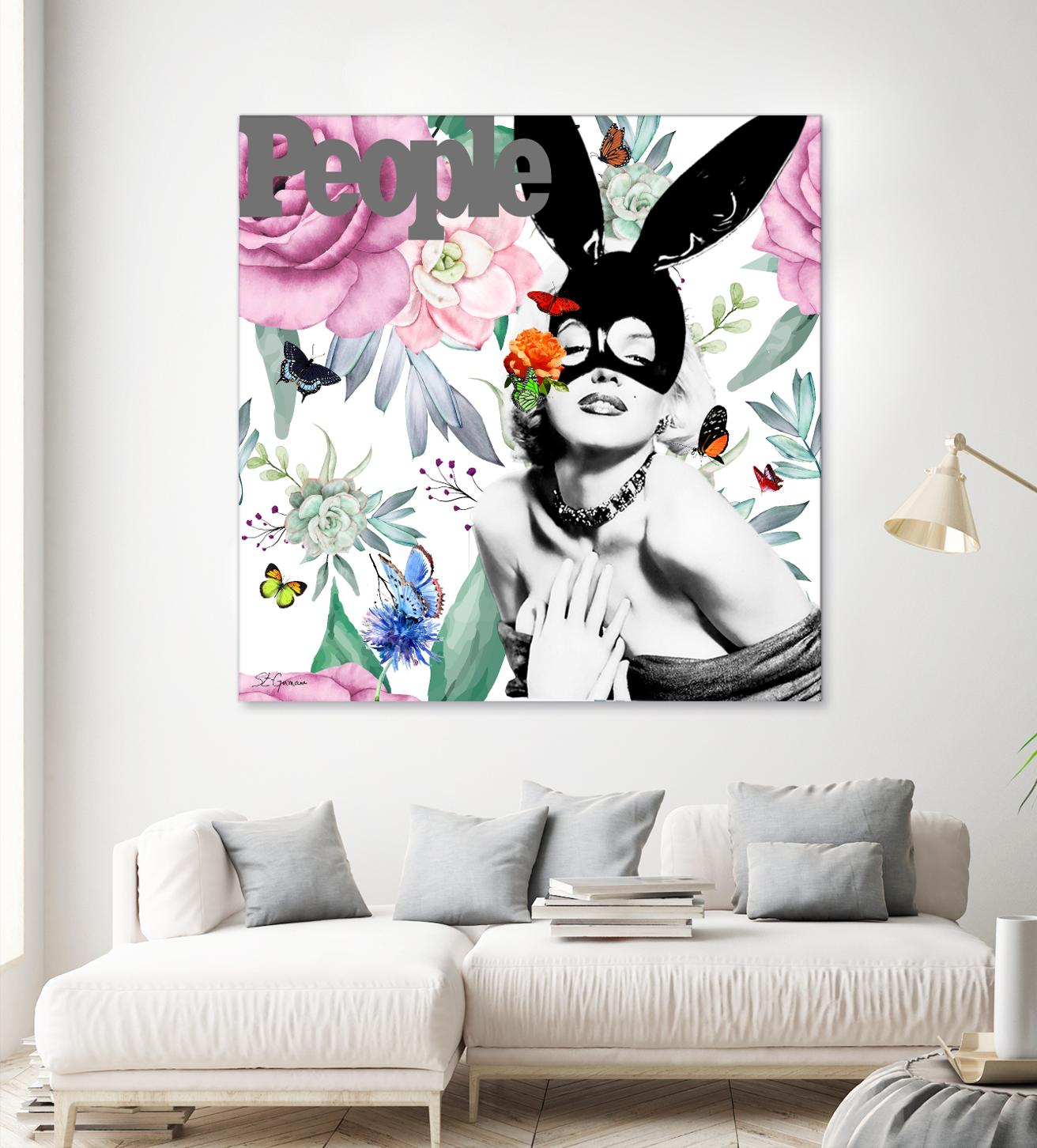 Butterfly Circus by Carole St-Germain on GIANT ART - pink pop pop