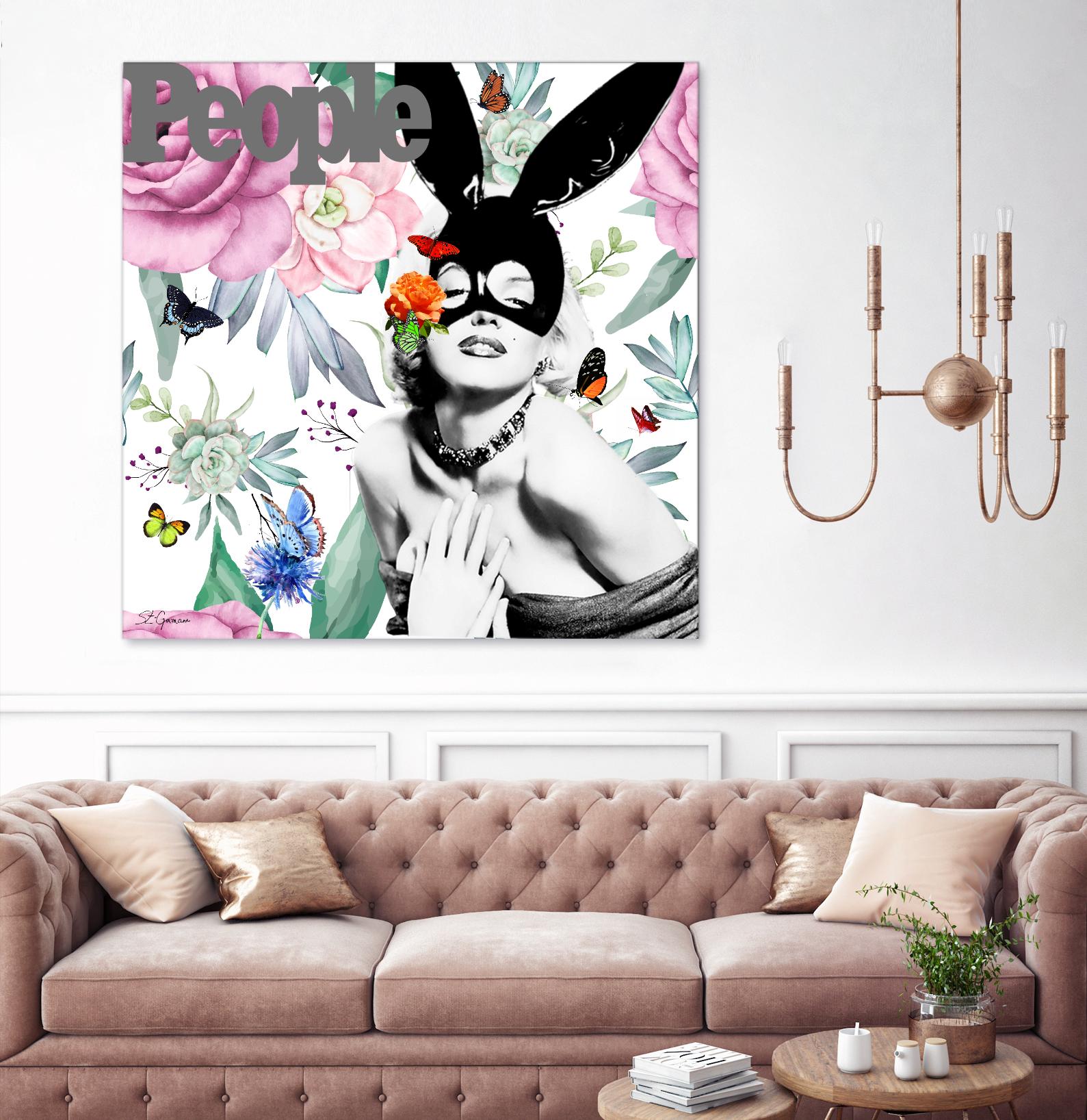 Butterfly Circus by Carole St-Germain on GIANT ART - pink pop pop