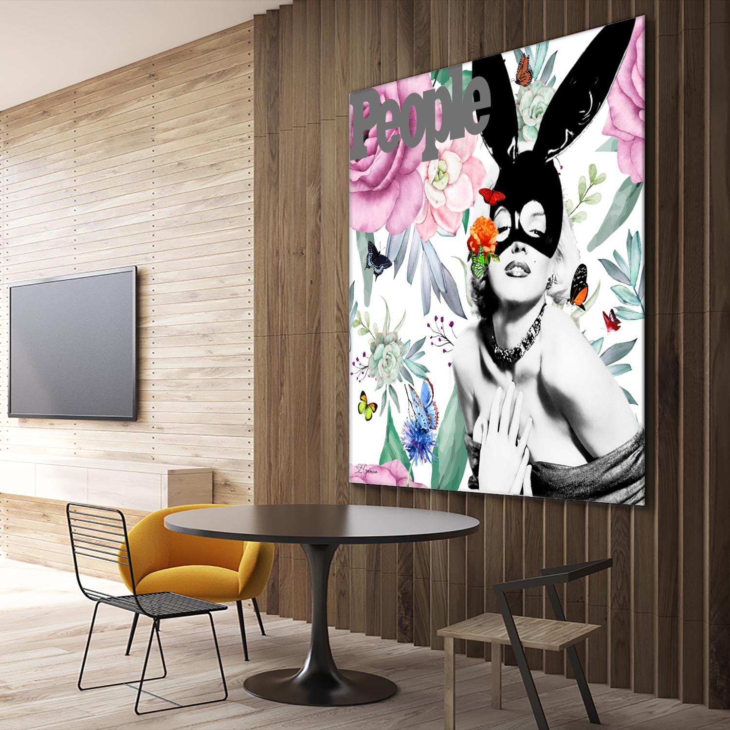 Butterfly Circus by Carole St-Germain on GIANT ART - pink pop pop