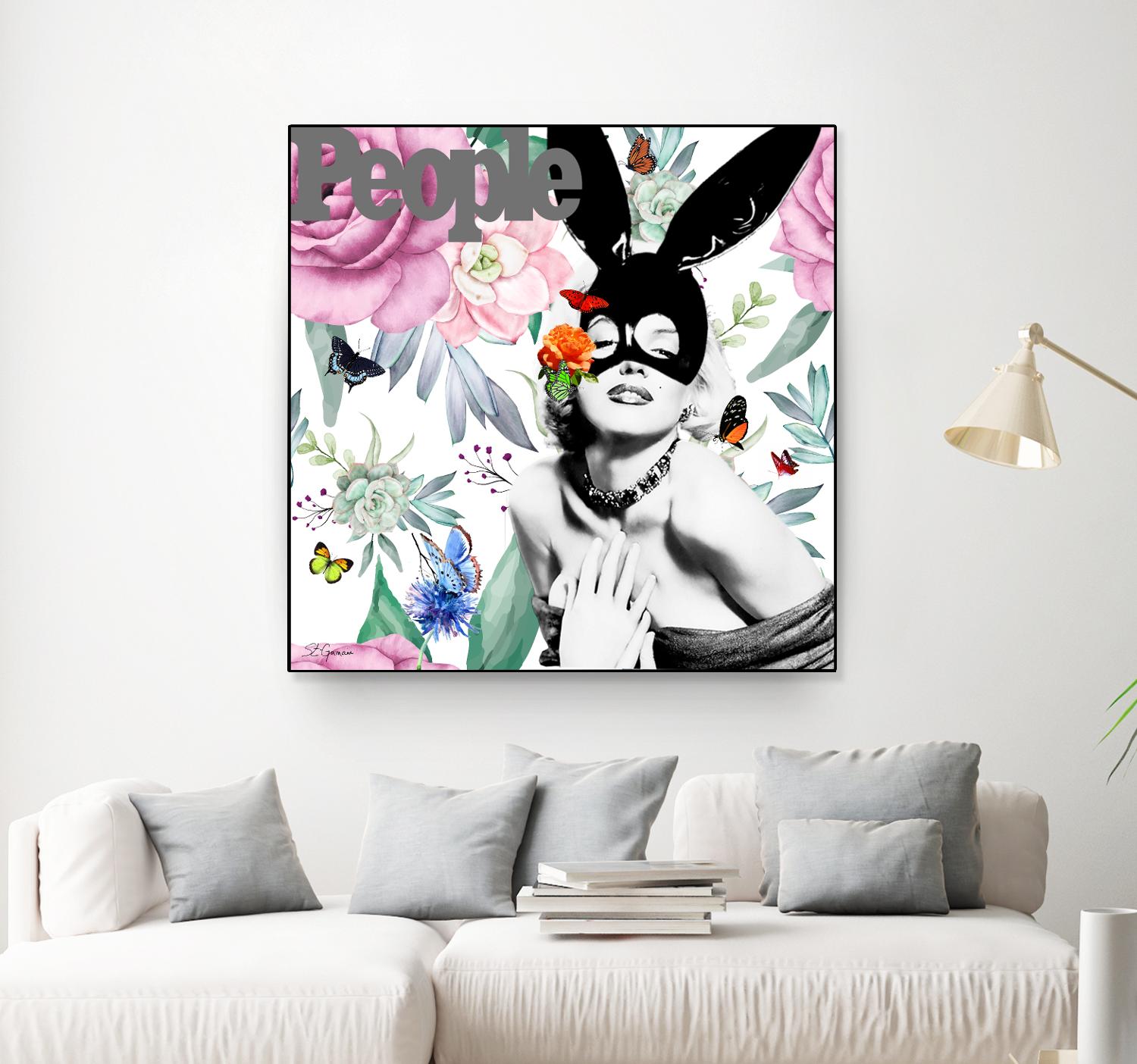 Butterfly Circus by Carole St-Germain on GIANT ART - pink pop pop