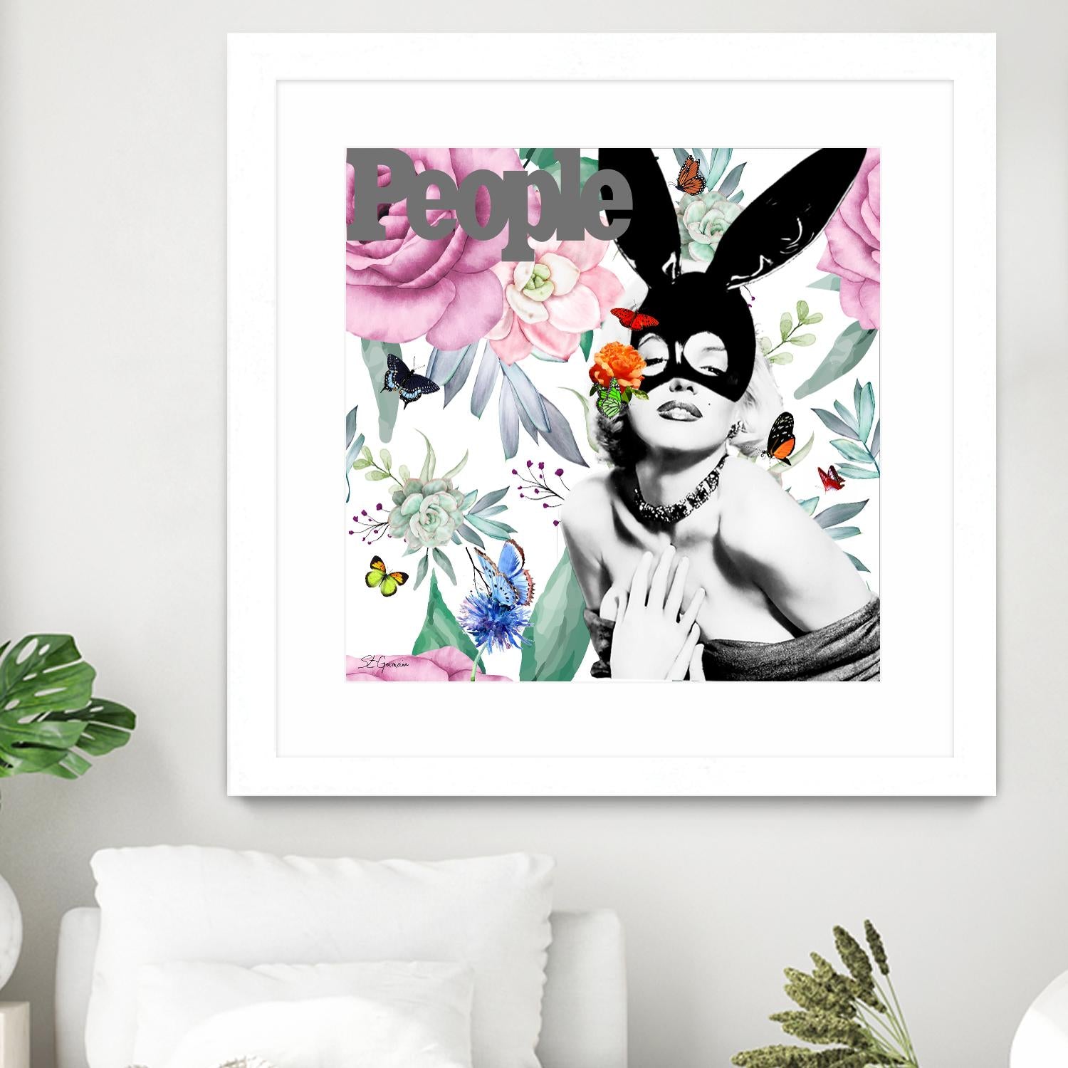 Butterfly Circus by Carole St-Germain on GIANT ART - pink pop pop