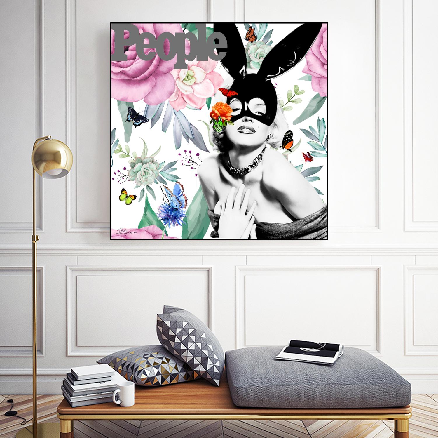 Butterfly Circus by Carole St-Germain on GIANT ART - pink pop pop