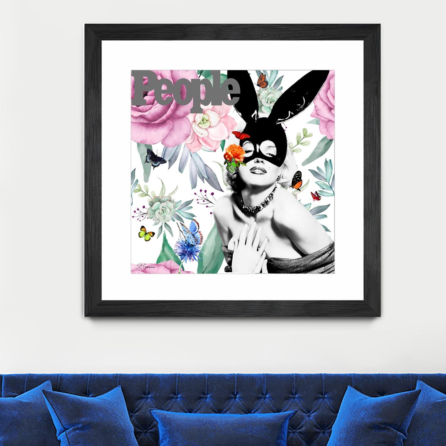 Butterfly Circus by Carole St-Germain on GIANT ART - pink pop pop