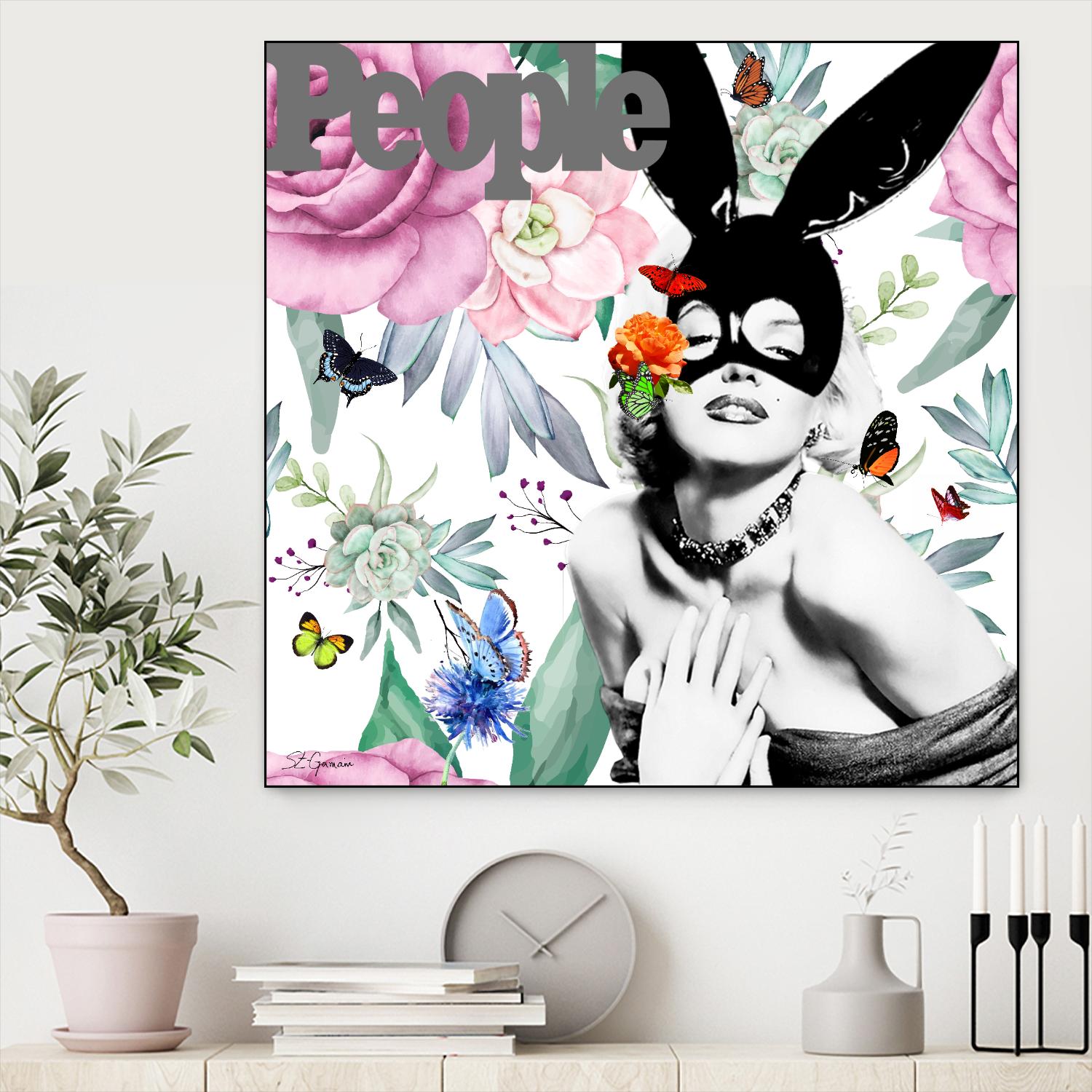 Butterfly Circus by Carole St-Germain on GIANT ART - pink pop pop