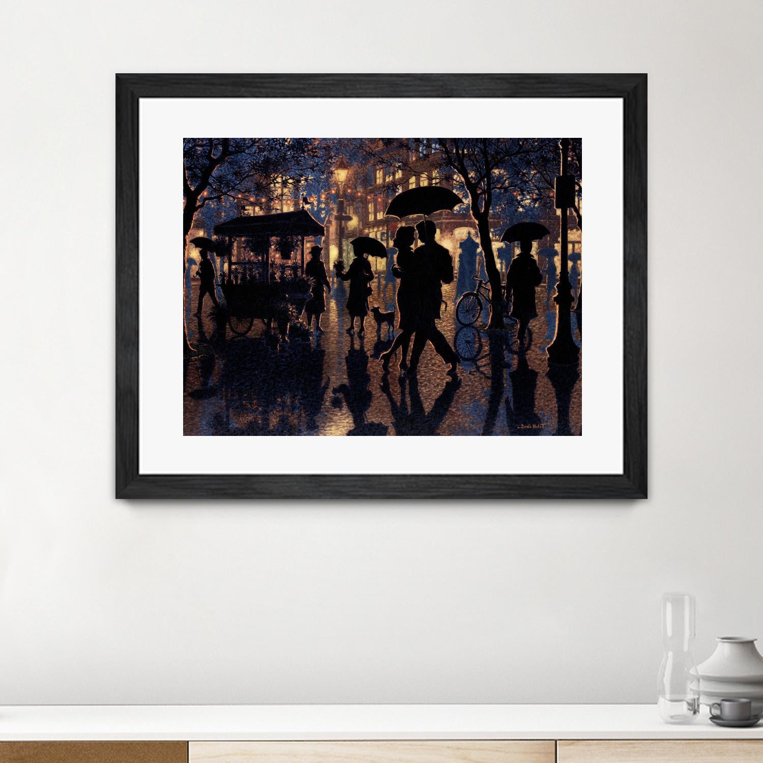 Autour de nous by Denis Nolet on GIANT ART - black figurative artistes du québec