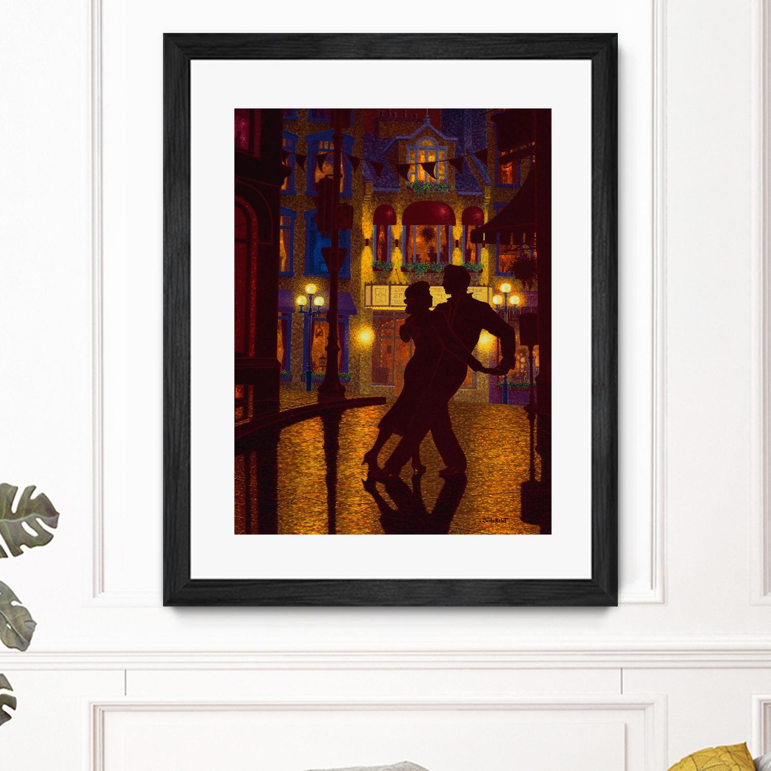 Mille et une nuit by Denis Nolet on GIANT ART - red figurative la nuit