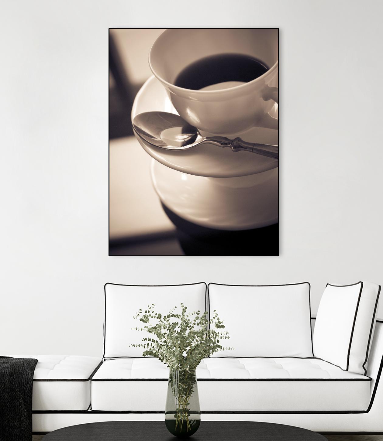 Arôme du matin by Jean-François Dupuis on GIANT ART - black kitchen