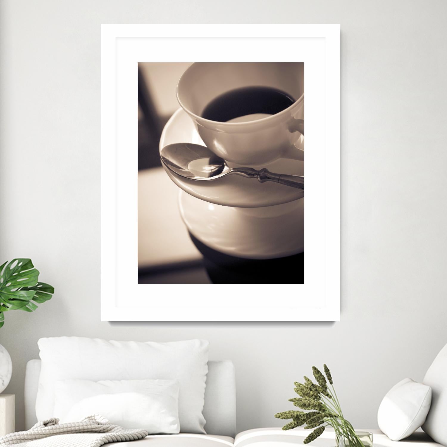 Arôme du matin by Jean-François Dupuis on GIANT ART - beige still life sépia